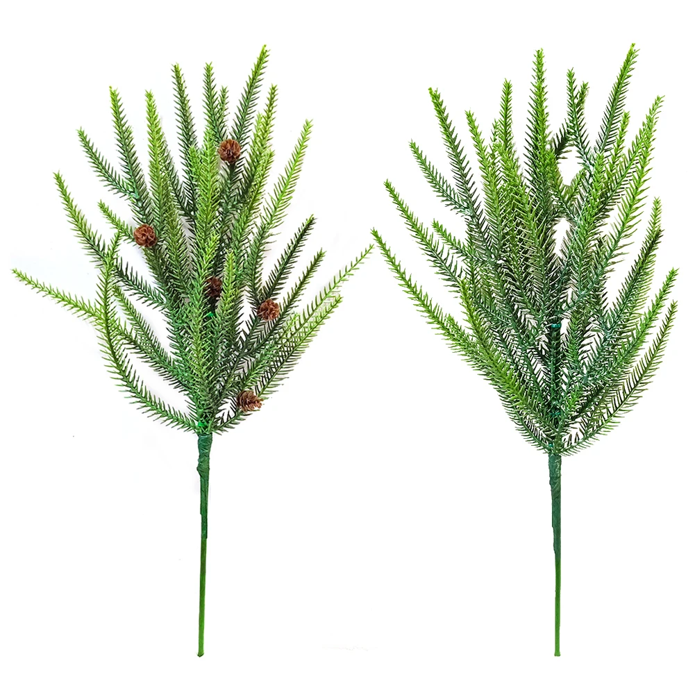 6Pcs Artificial Pine Branches with Pine Cones Fake Greenery Stems Plastic 45cm for Xmas Tree DIY Ornament
6Pcs Artificial Pine Branches with Pine Cones Fake Greenery Stems Plastic 45cm for Xmas Tree DIY Ornament