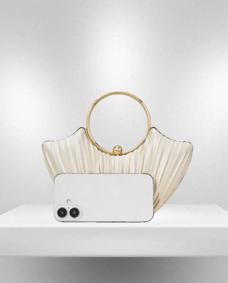 Elegant Metallic Pleated Evening Clutch Bag For Women Formal Party Wedding Accessory
Elegant Metallic Pleated Evening Clutch Bag For Women Formal Party Wedding Accessory