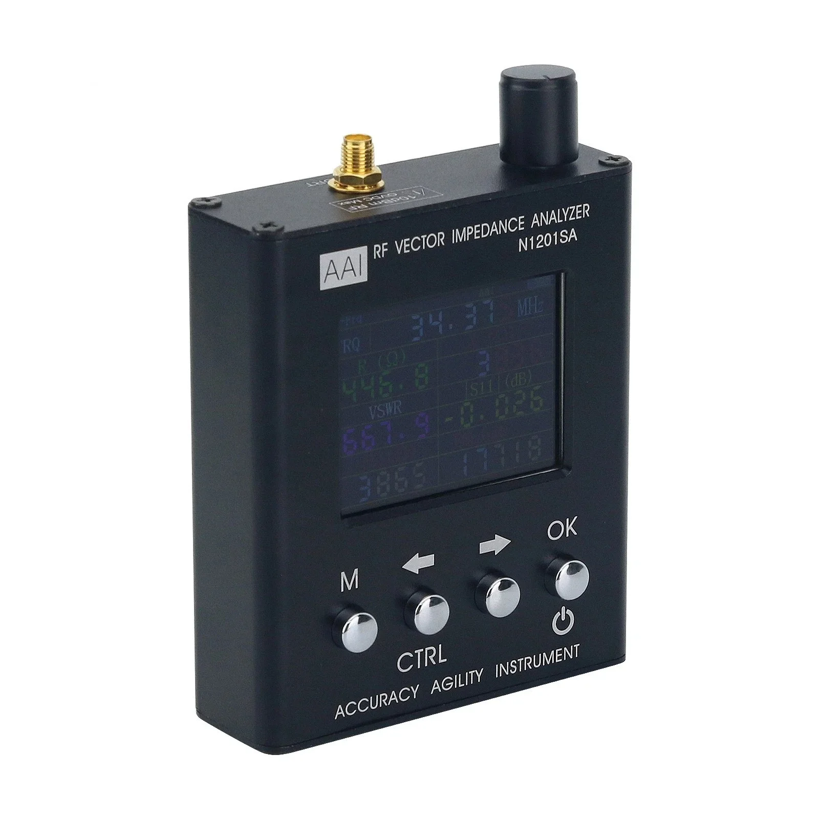N1201SA+ 34.375MHz ~ 2700MHz Antenna RF Vector Analyzer Impedance Analyzer Antenna Analyzer Meter Tester
N1201SA+ 34.375MHz ~ 2700MHz Antenna RF Vector Analyzer Impedance Analyzer Antenna Analyzer Meter Tester