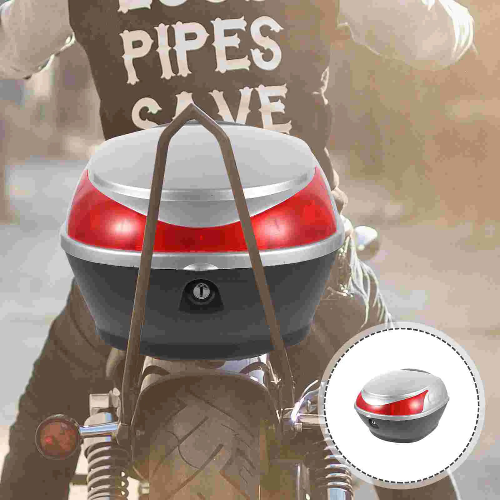Motorcycle Trunk Electric Vehicle (silver) Storage Carrier Tail Bag Saddlebags Bike
Motorcycle Trunk Electric Vehicle (silver) Storage Carrier Tail Bag Saddlebags Bike