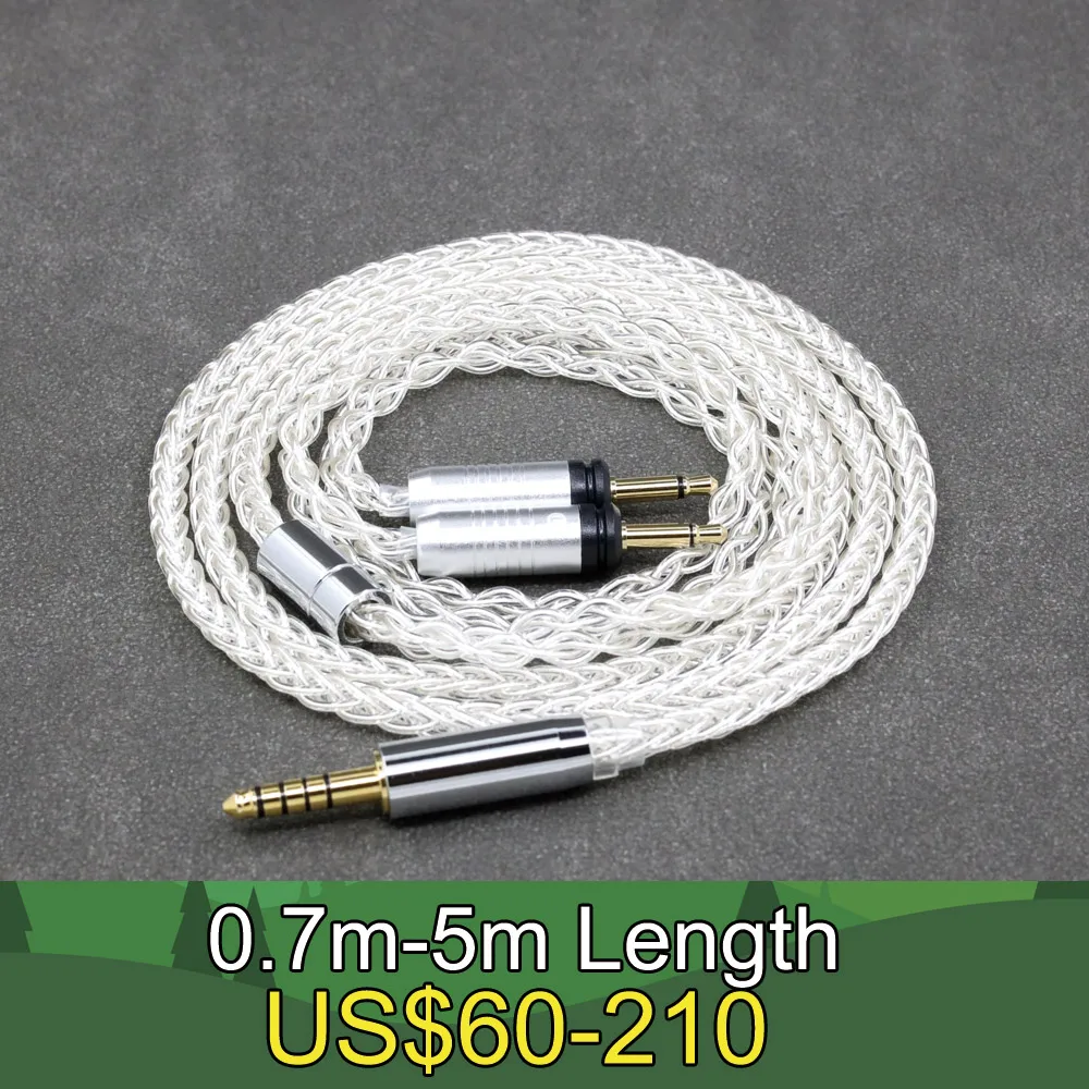 8 Core 99% 7n Pure Silver Palladium Earphone Cable For Focal Clear Elear Elex Elegia Stellia Dual 3.5mm pin Headphone LN008387
8 Core 99% 7n Pure Silver Palladium Earphone Cable For Focal Clear Elear Elex Elegia Stellia Dual 3.5mm pin Headphone LN008387