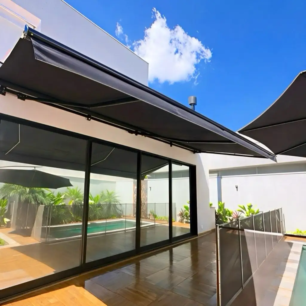 Awnings with Wind and Sun Sensor Professional Waterproof Electric Full Cassette Awning Durable Acrylic Sail for Sun Protection
Awnings with Wind and Sun Sensor Professional Waterproof Electric Full Cassette Awning Durable Acrylic Sail for Sun Protection