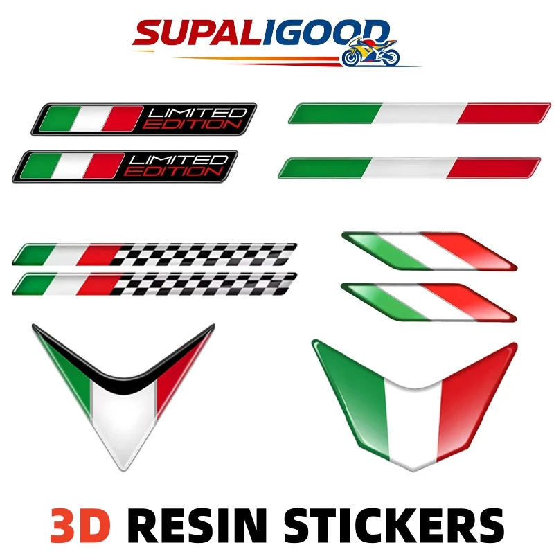 3D Reflective italy Flag Motorcycle Sticker Fit Ducati 959/969/V4 Aprilia RSV4 Benelli Vespa Waterproof Epoxy resin Decal
3D Reflective italy Flag Motorcycle Sticker Fit Ducati 959/969/V4 Aprilia RSV4 Benelli Vespa Waterproof Epoxy resin Decal