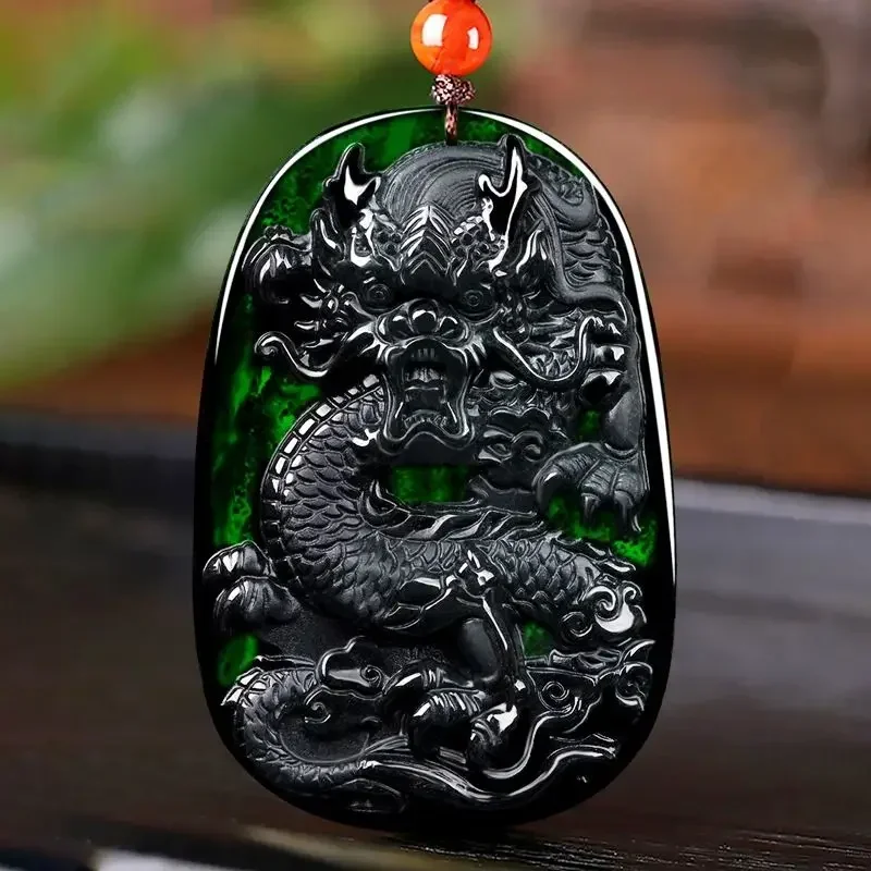 Natural Ink A Goods Jade Pendant Ink Jade Stone Pendant Zodiac Dragon Ice Jewelry High Grade Jade Necklace Jewelry
Natural Ink A Goods Jade Pendant Ink Jade Stone Pendant Zodiac Dragon Ice Jewelry High Grade Jade Necklace Jewelry