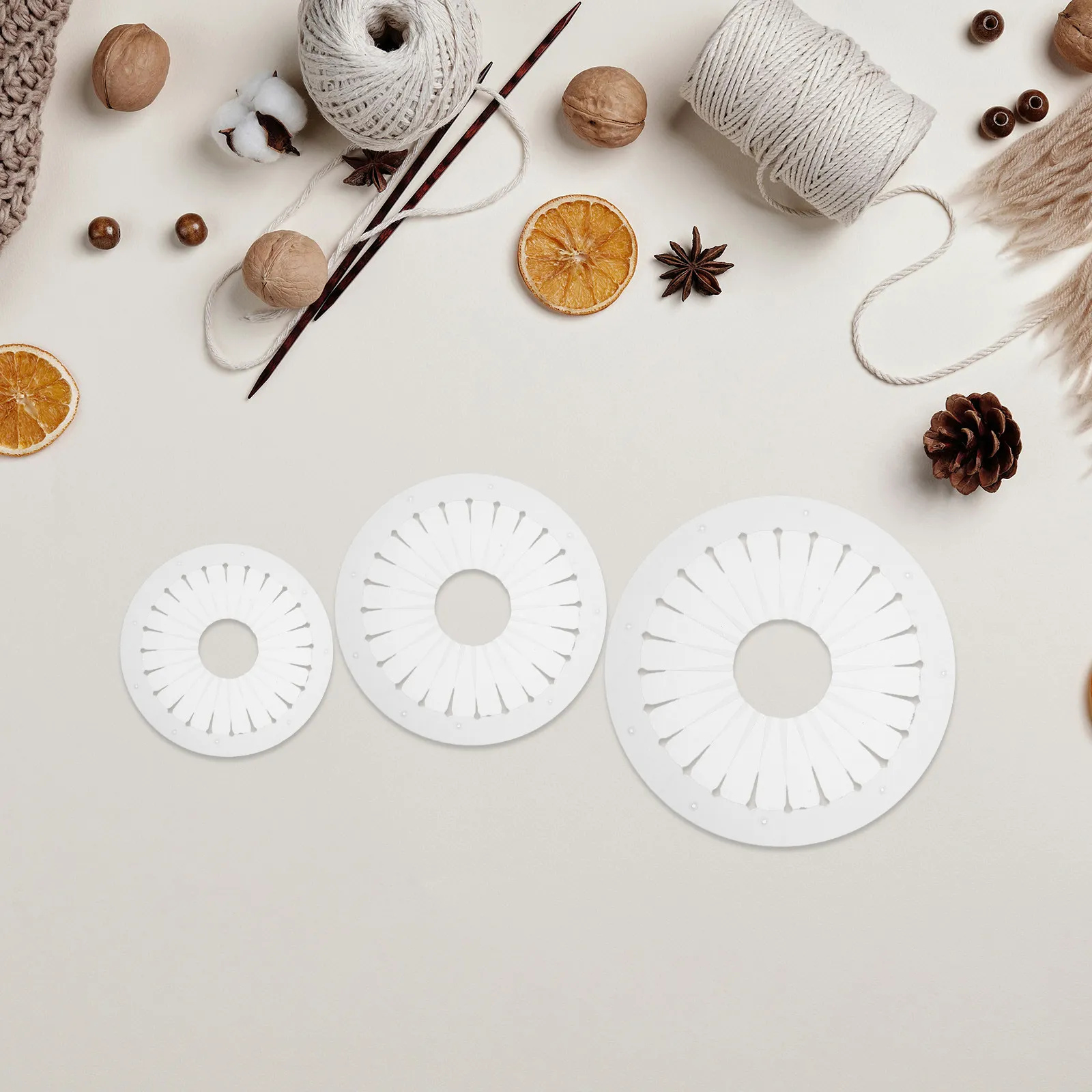 6Pcs Reusable Plastic Rosette Maker Template for Ribbon Flower Making Bow Stencil Pleated Rosette Crafting Sewing Craft
6Pcs Reusable Plastic Rosette Maker Template for Ribbon Flower Making Bow Stencil Pleated Rosette Crafting Sewing Craft