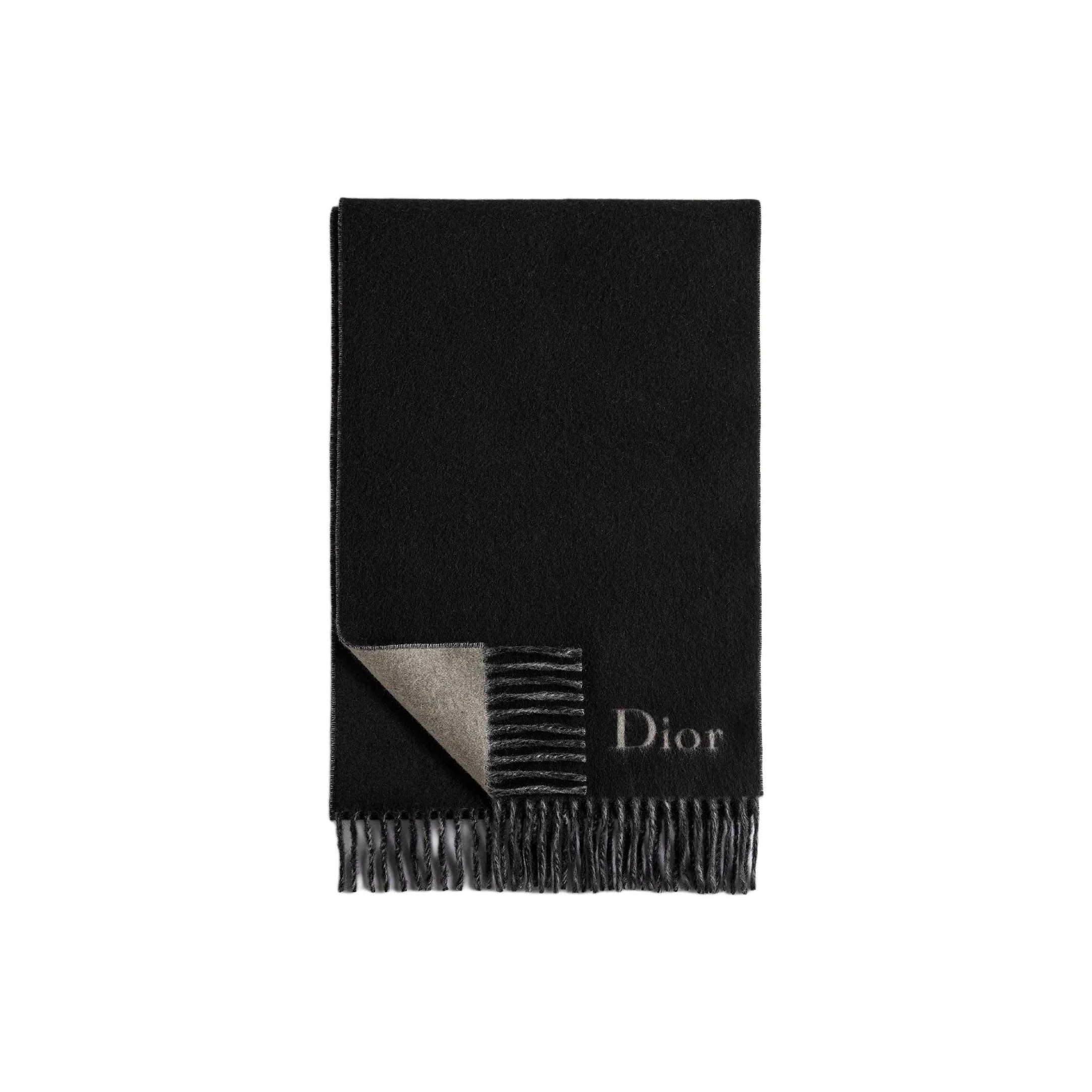DIOR Sheep Wool Knit Scarves Men's Black/Gray 68E0006A1007_C988
DIOR Sheep Wool Knit Scarves Men's Black/Gray 68E0006A1007_C988