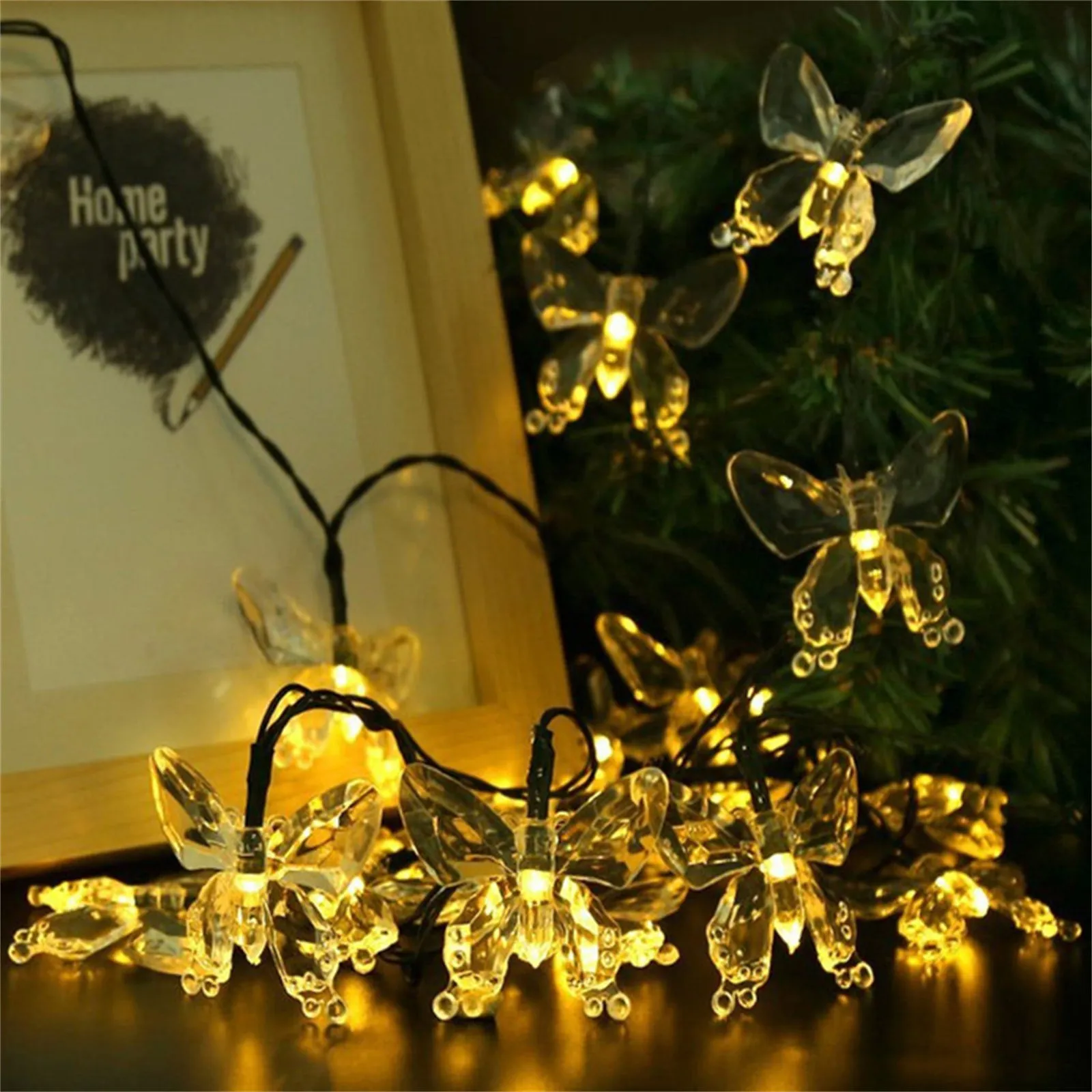 Solar Butterfly String Lights Outdoor Waterproof LED Solar Powered Fairy Lights For Christmas Patio Garden Yard Wedding Decor
Solar Butterfly String Lights Outdoor Waterproof LED Solar Powered Fairy Lights For Christmas Patio Garden Yard Wedding Decor