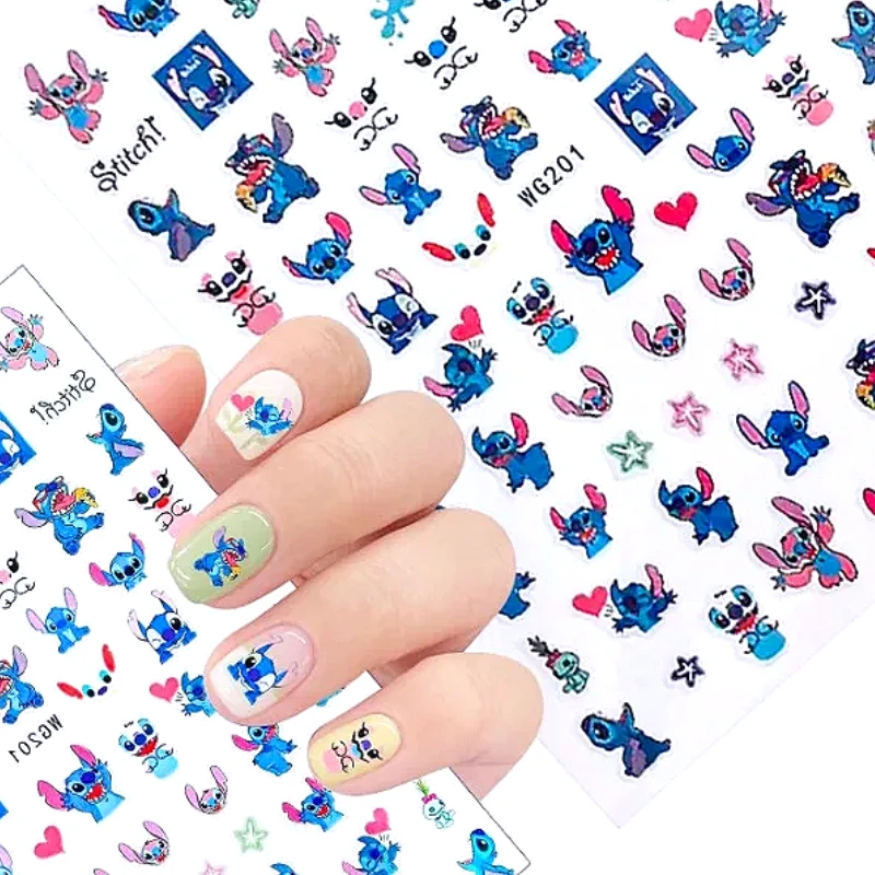New Disney Stitch Stickers Cartoon Nail Stickers Nail Art Decoration Nail Art Decals DIY Anime Nails Art Supplies Girls Toys
New Disney Stitch Stickers Cartoon Nail Stickers Nail Art Decoration Nail Art Decals DIY Anime Nails Art Supplies Girls Toys
