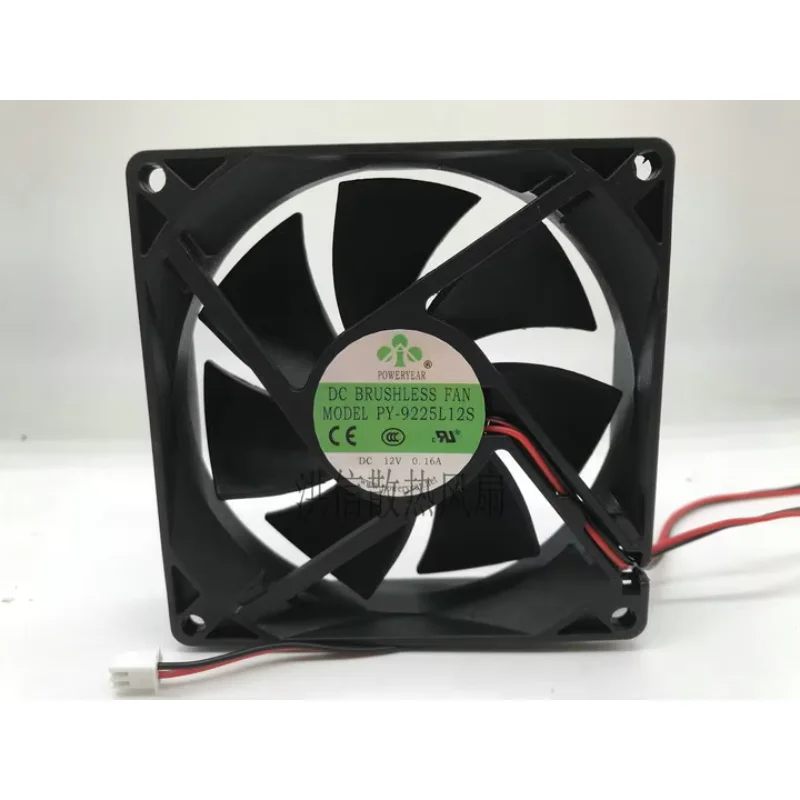 POWERYEAR PY-9225L12S DC 12 В 0,16 А 90x90x25 мм 2-проводной охлаждающий вентилятор для сервера
POWERYEAR PY-9225L12S DC 12 В 0,16 А 90x90x25 мм 2-проводной охлаждающий вентилятор для сервера