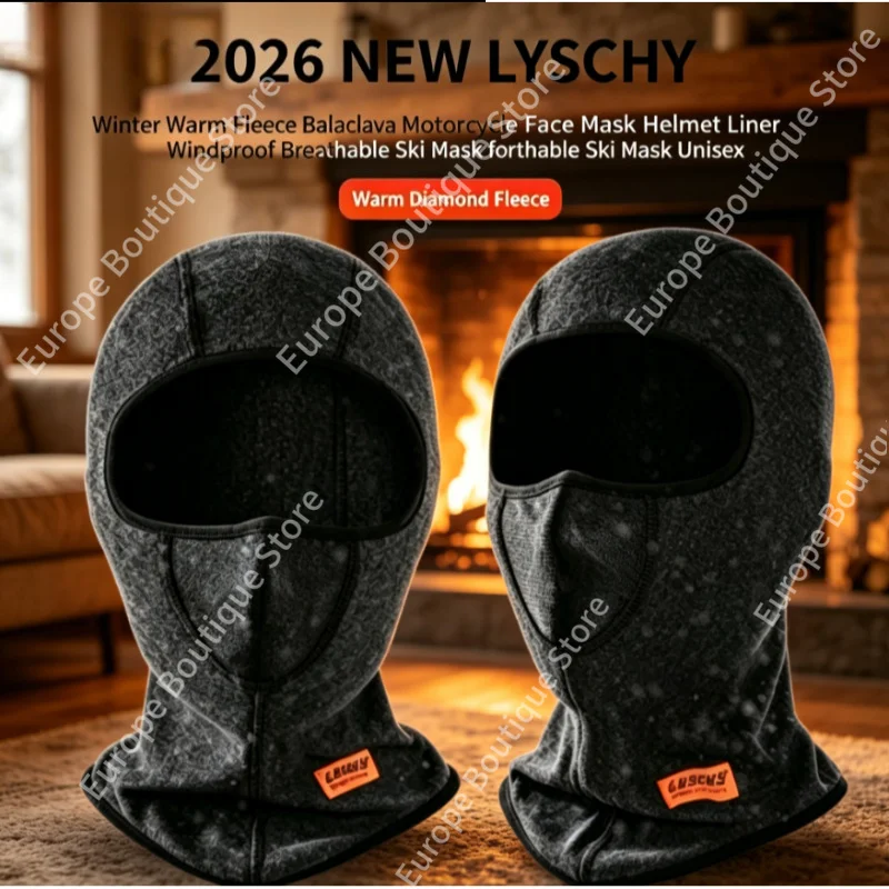 2026 NEW LYSCHY Unisex Winter Warm Fleece Balaclava Motorcycle Face Mask Helmet Liner Windproof Breathable Ski Mask
2026 NEW LYSCHY Unisex Winter Warm Fleece Balaclava Motorcycle Face Mask Helmet Liner Windproof Breathable Ski Mask