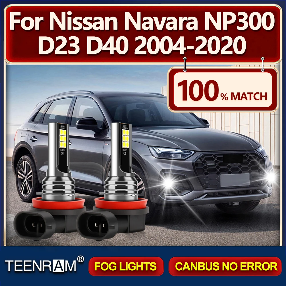 60W Canbus No Error H9 H8 H11 Fog Lights 20000LM High Power Auto Lamps 12V For Nissan Navara NP300 D23 D40 2004-2018 2019 2020
60W Canbus No Error H9 H8 H11 Fog Lights 20000LM High Power Auto Lamps 12V For Nissan Navara NP300 D23 D40 2004-2018 2019 2020