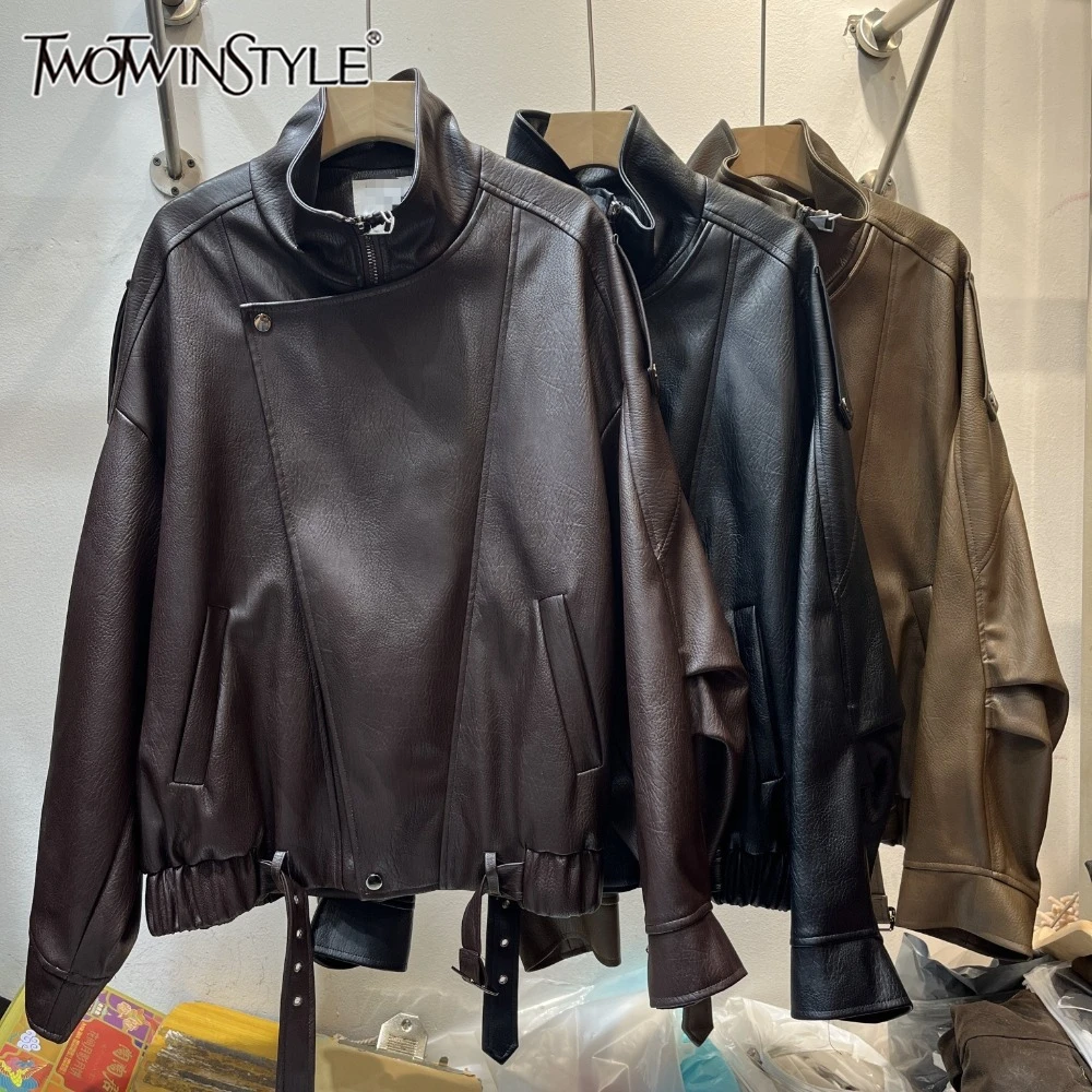 GALCAUR однотонная куртка с карманами, женская куртка с воротником-стойкой и длинными рукавами, свободная корейская уличная одежда, женские куртки, осенняя мода, новинка
GALCAUR однотонная куртка с карманами, женская куртка с воротником-стойкой и длинными рукавами, свободная корейская уличная одежда, женские куртки, осенняя мода, новинка