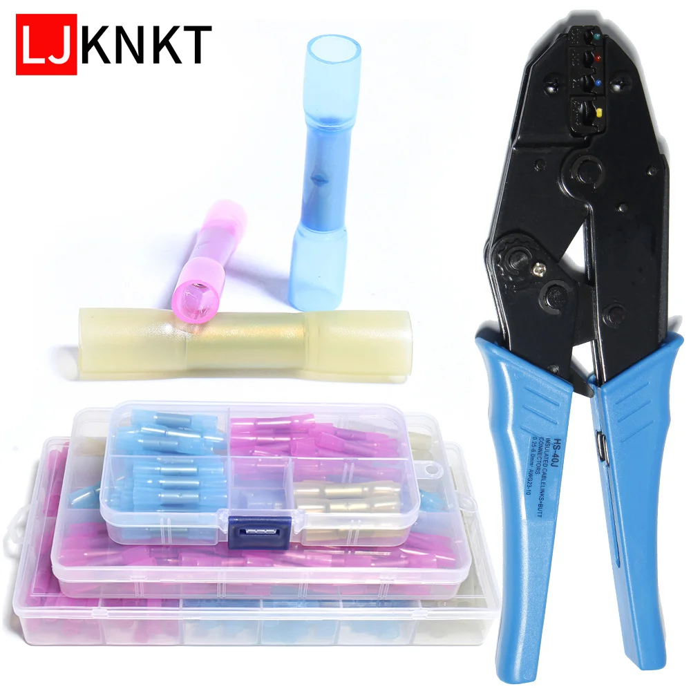 Quick Connector tube Terminal Waterproof insulated Heat Shrink Splice Seal fast Butt Soldering Electrical Cable Wire tool plier
Quick Connector tube Terminal Waterproof insulated Heat Shrink Splice Seal fast Butt Soldering Electrical Cable Wire tool plier