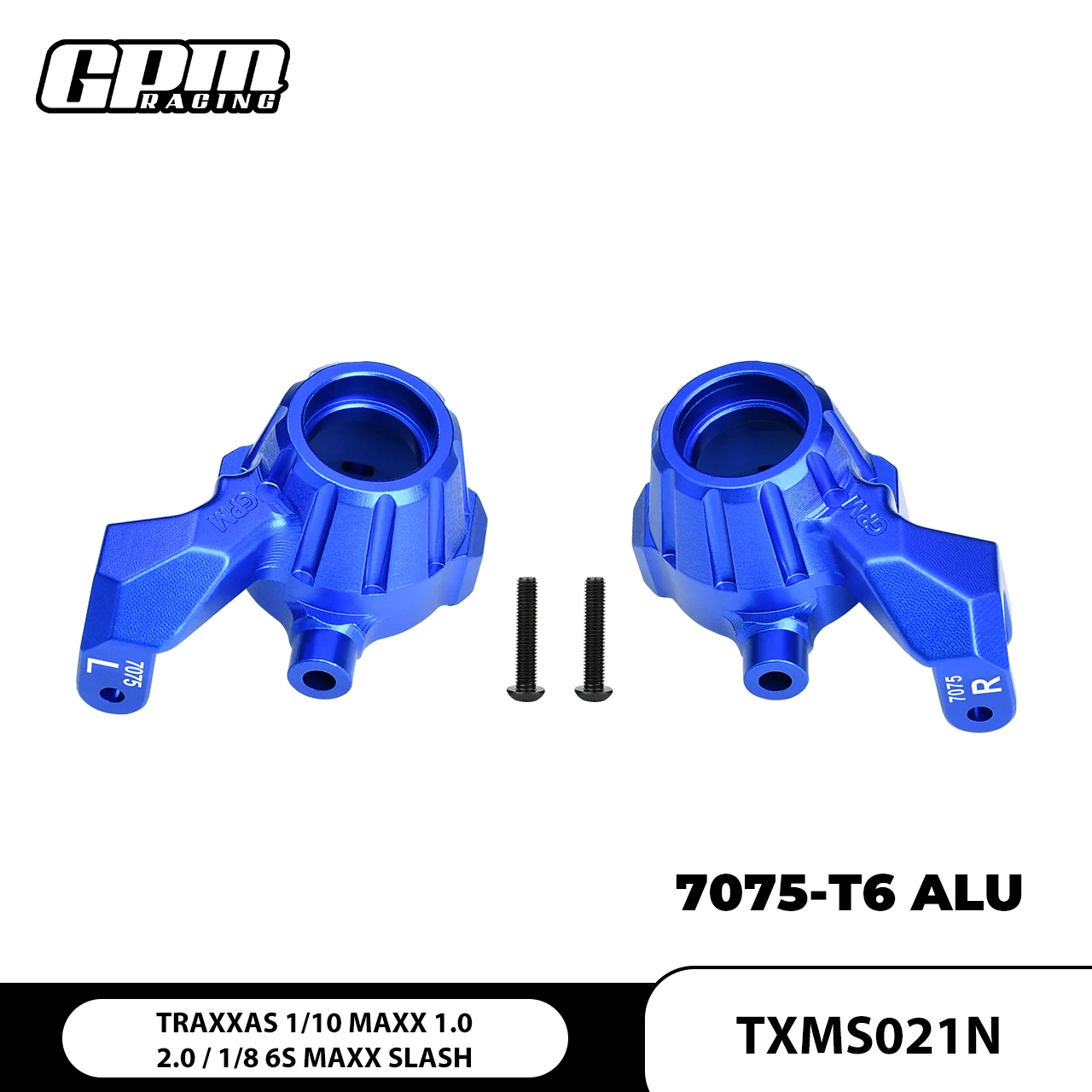 Алюминиевые передние рулевые блоки GPM 7075, для TRAXXAS 1/10 Maxx 1/8 6S Maxx Slash
Алюминиевые передние рулевые блоки GPM 7075, для TRAXXAS 1/10 Maxx 1/8 6S Maxx Slash