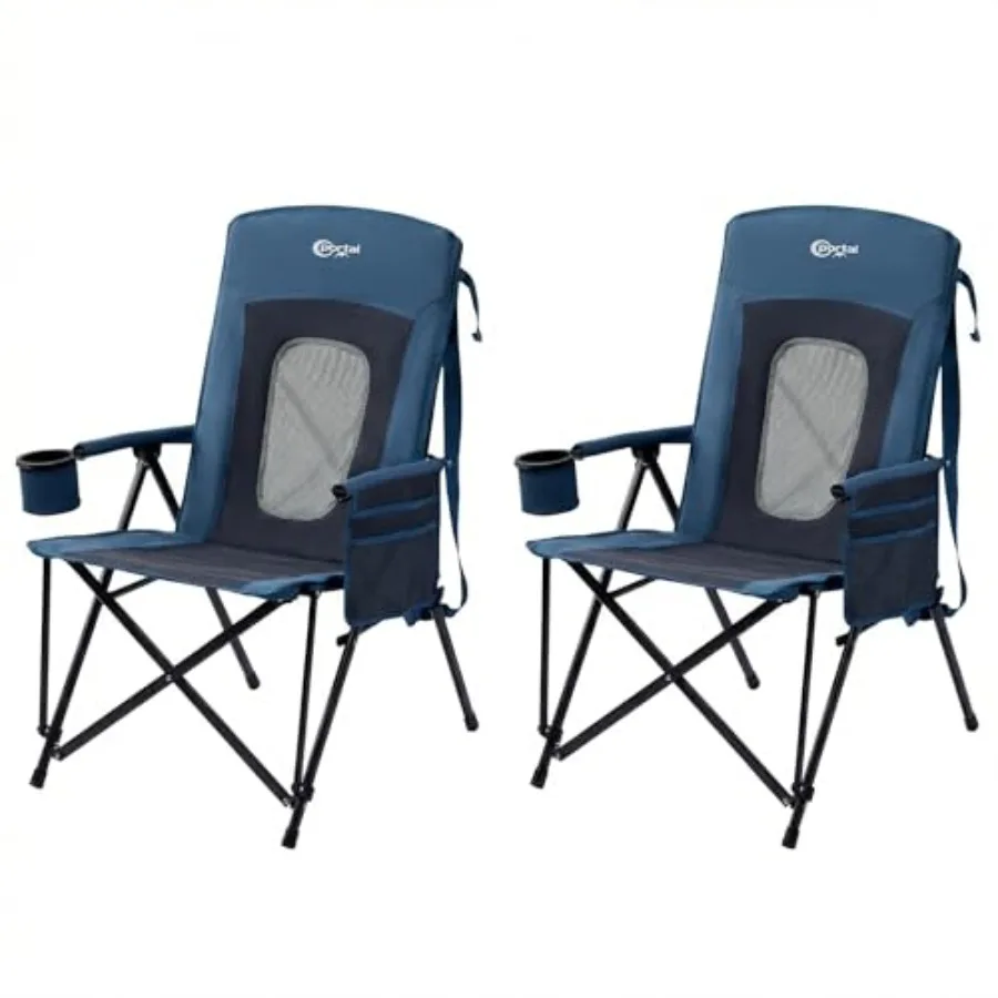 Oversized Folding High Back Portable Lawn Chairs for Adults Outdoor Camp Sports Hunting Fishing Backyard with Hard Armrest Cup
Oversized Folding High Back Portable Lawn Chairs for Adults Outdoor Camp Sports Hunting Fishing Backyard with Hard Armrest Cup