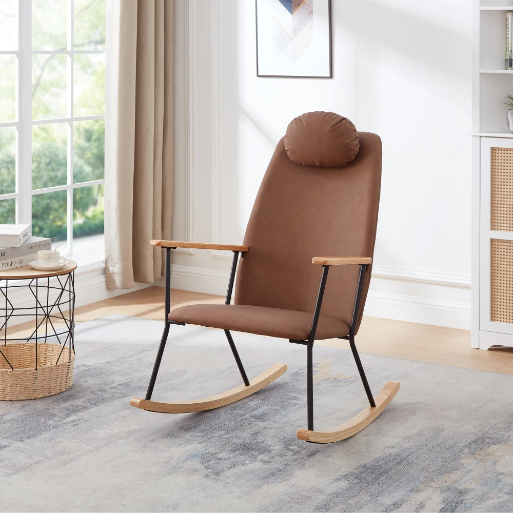 Bedroom Luxury Chair Makeup Headrest Balcony Comfortable Lounge Chair Rocking Reading Poltrone Da Salotto Living Room Furniture
Bedroom Luxury Chair Makeup Headrest Balcony Comfortable Lounge Chair Rocking Reading Poltrone Da Salotto Living Room Furniture