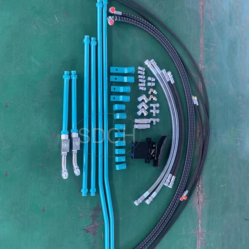 Excavator Aux Pipe Line Hydraulic Hammer Breaker Piping Kits for RX-406 U40 KX155 KX161
Excavator Aux Pipe Line Hydraulic Hammer Breaker Piping Kits for RX-406 U40 KX155 KX161