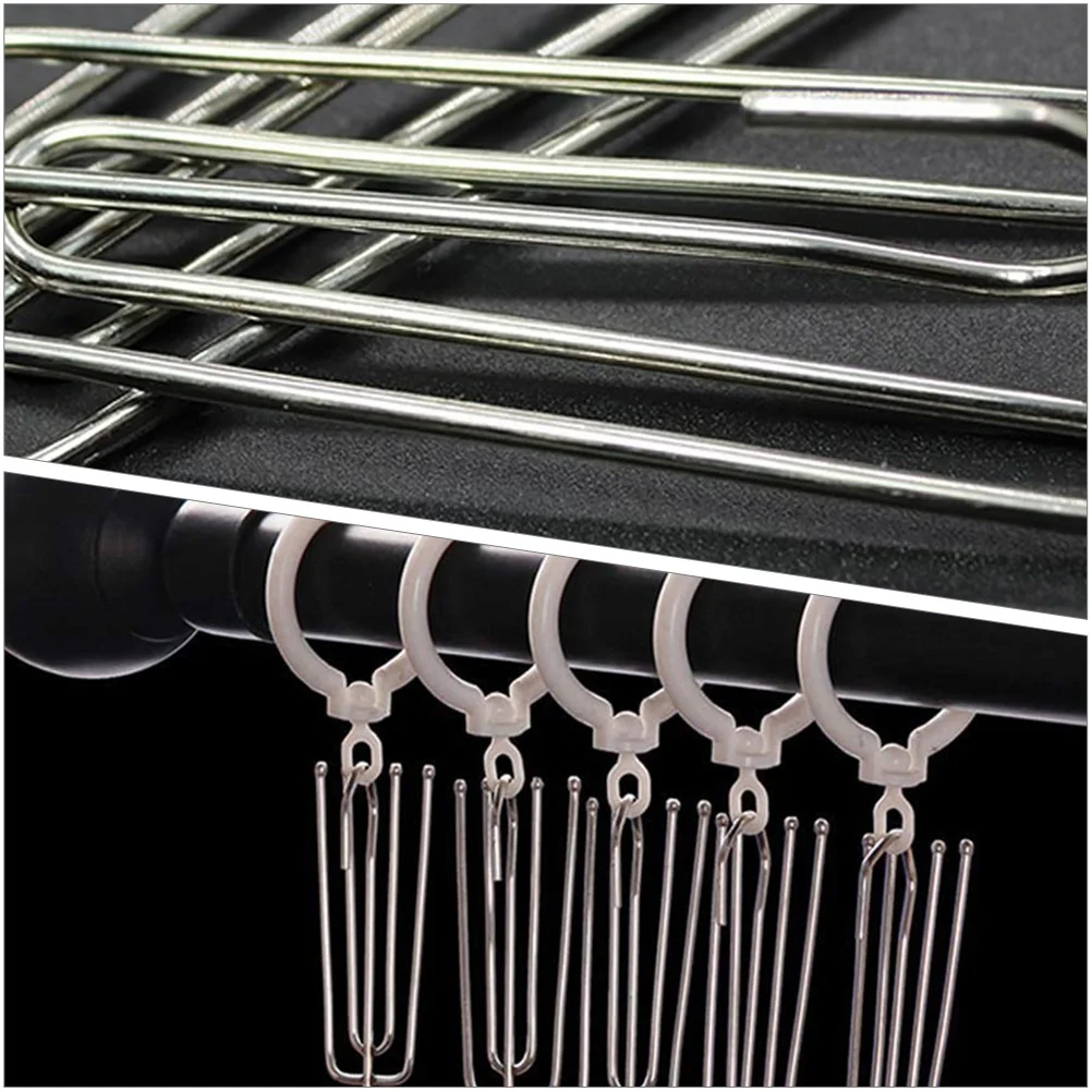 30Pcs Metal Curtain 4-Prong Hooks Stainless Steel Pleating Hanging Clips for Drapes Sheer Panels Easy Install Hardware
30Pcs Metal Curtain 4-Prong Hooks Stainless Steel Pleating Hanging Clips for Drapes Sheer Panels Easy Install Hardware