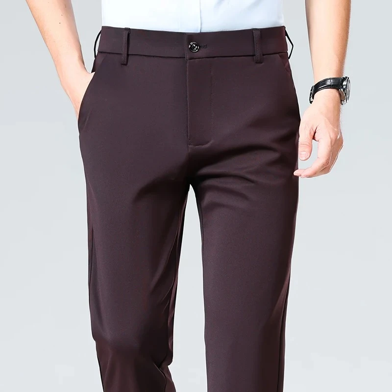 29-42 Men's Suit Pants Stretch Solid Smart Casual Dress Trousers Men Office Suit Pants Spring Autumn Straight Business Trousers
29-42 Men's Suit Pants Stretch Solid Smart Casual Dress Trousers Men Office Suit Pants Spring Autumn Straight Business Trousers