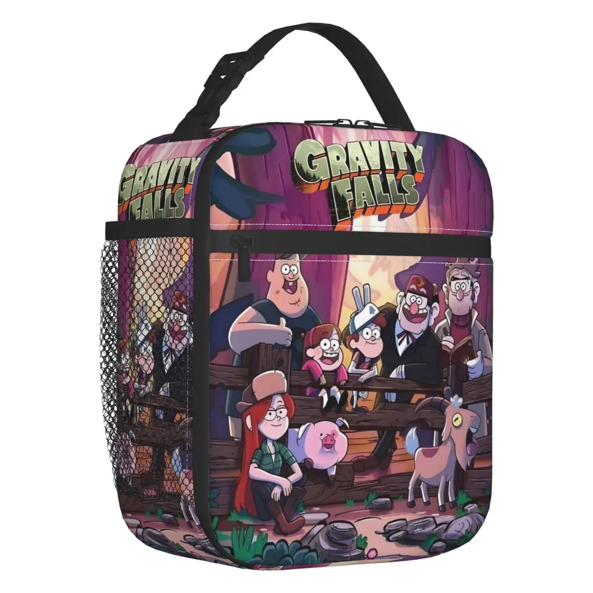 Custom Gravity Falls Insulated Lunch Bags for Work School Cartoon Movie Wonderful Town Leakproof Cooler Thermal Lunch Box
Custom Gravity Falls Insulated Lunch Bags for Work School Cartoon Movie Wonderful Town Leakproof Cooler Thermal Lunch Box