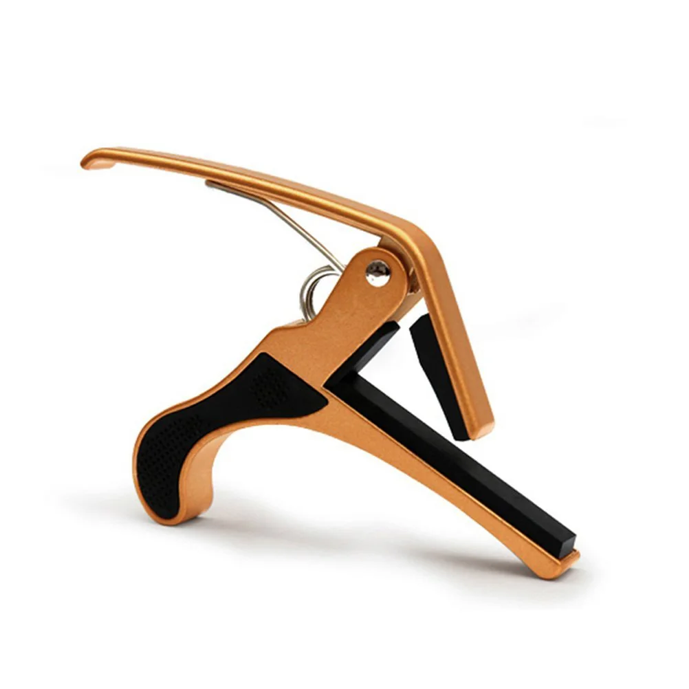 Metal Capo for Electric Acoustic Guitar Golden Tone Adjusting Clip Durable Zinc Alloy 10x6x3cm Small Size Portable Pitch Changer
Metal Capo for Electric Acoustic Guitar Golden Tone Adjusting Clip Durable Zinc Alloy 10x6x3cm Small Size Portable Pitch Changer