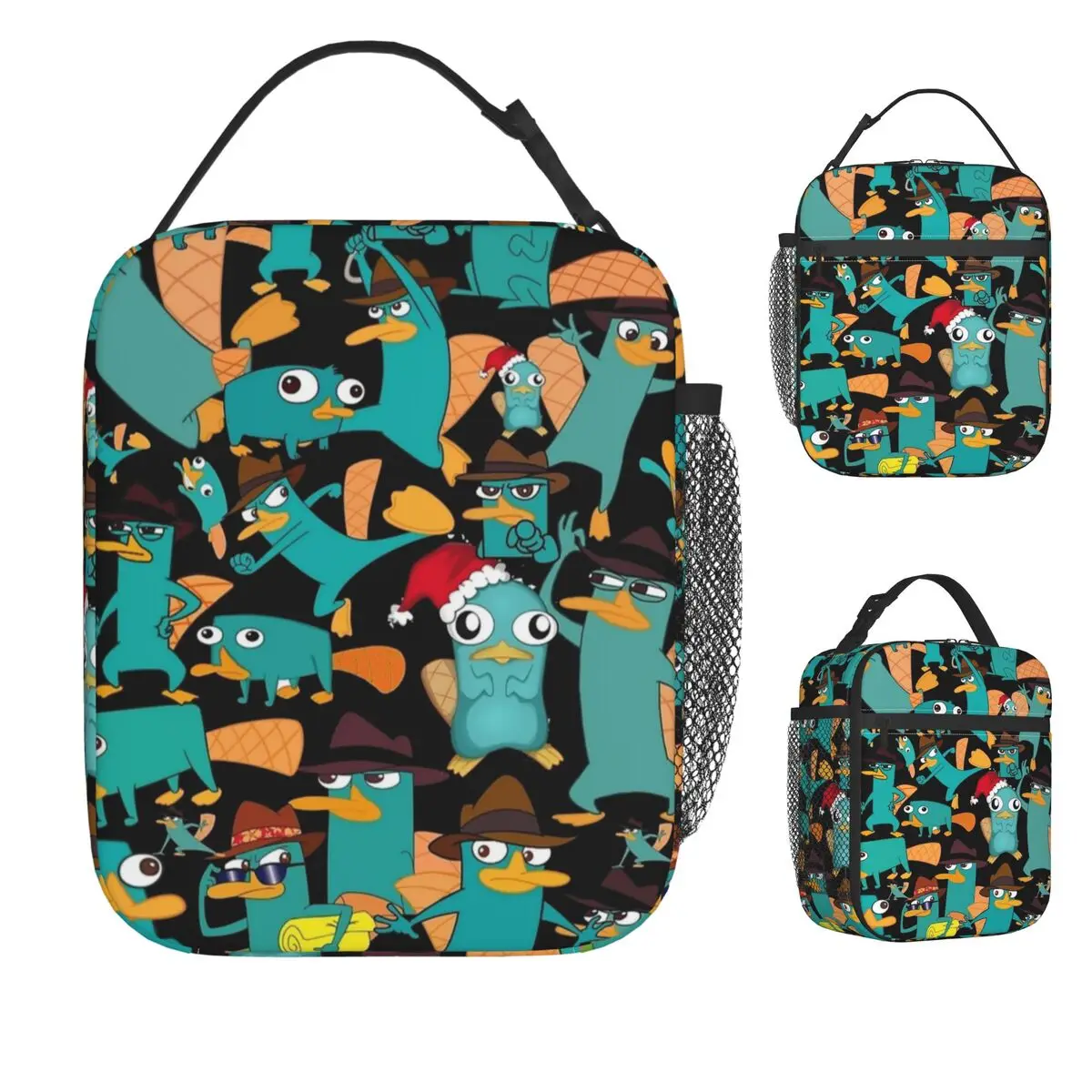 Сумка для обеда Perry The Platypus, американская анимированная коробка для завтрака Kawaii для девочек, офисная портативная сумка-холодильник, дизайнерские термосумки для обеда
Сумка для обеда Perry The Platypus, американская анимированная коробка для завтрака Kawaii для девочек, офисная портативная сумка-холодильник, дизайнерские термосумки для обеда