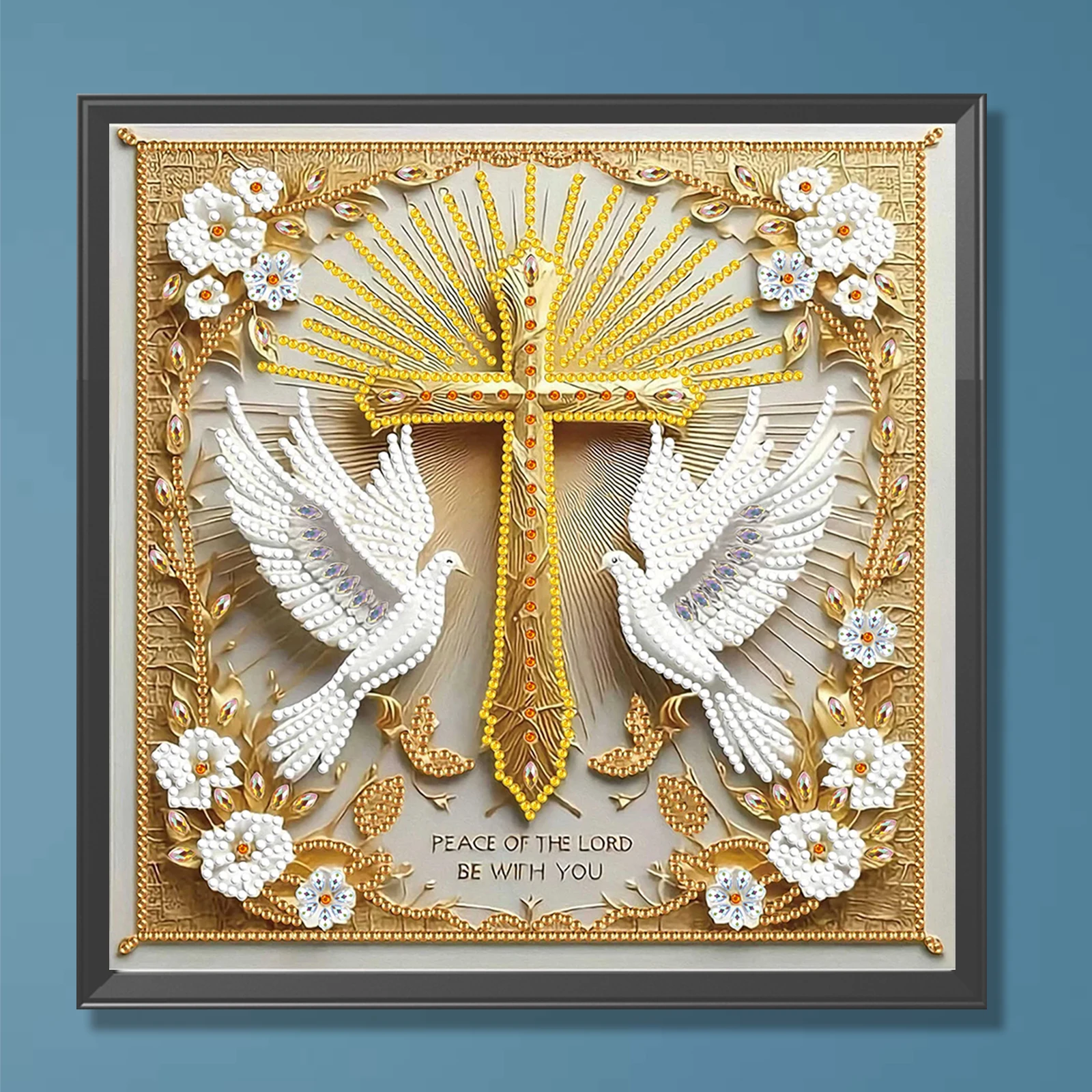 Cross Dove Special Shaped 5D DIY Partial Drill Diamond Art Kit for Adults Home Decor Diamonds Dots Gem Art Kits 11.81 X11.81inch
Cross Dove Special Shaped 5D DIY Partial Drill Diamond Art Kit for Adults Home Decor Diamonds Dots Gem Art Kits 11.81 X11.81inch