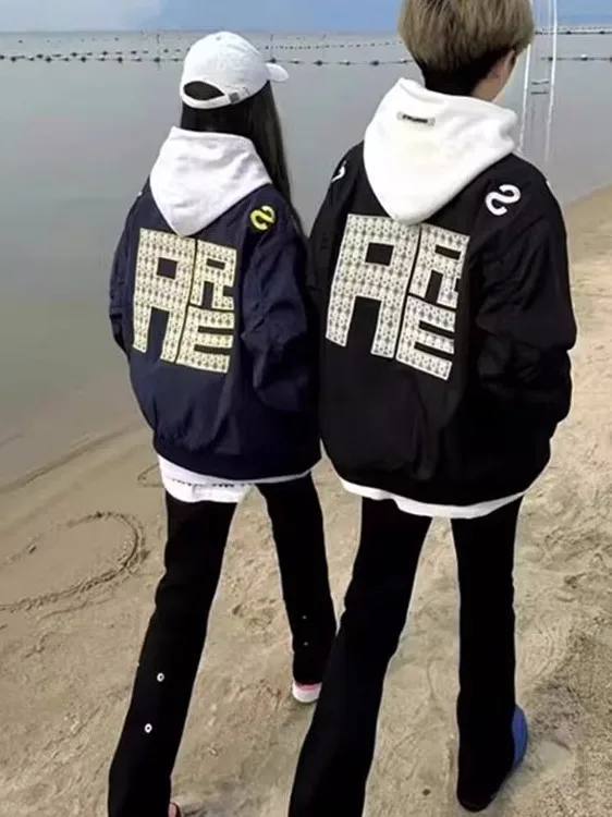 Trendy American Street Sle Embroidered Letter Stand Collar Flight Jaet Men's Unique Design Versatile Outerwear Coat
Trendy American Street Sle Embroidered Letter Stand Collar Flight Jaet Men's Unique Design Versatile Outerwear Coat