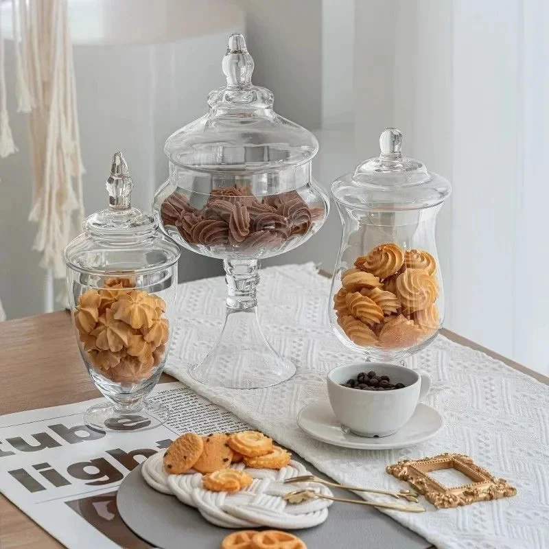 European Style Glass Storage Jar Transparent Candy Jar Candy Bottle Decoration Small Bottle Birthday Wedding Home Decoration
European Style Glass Storage Jar Transparent Candy Jar Candy Bottle Decoration Small Bottle Birthday Wedding Home Decoration