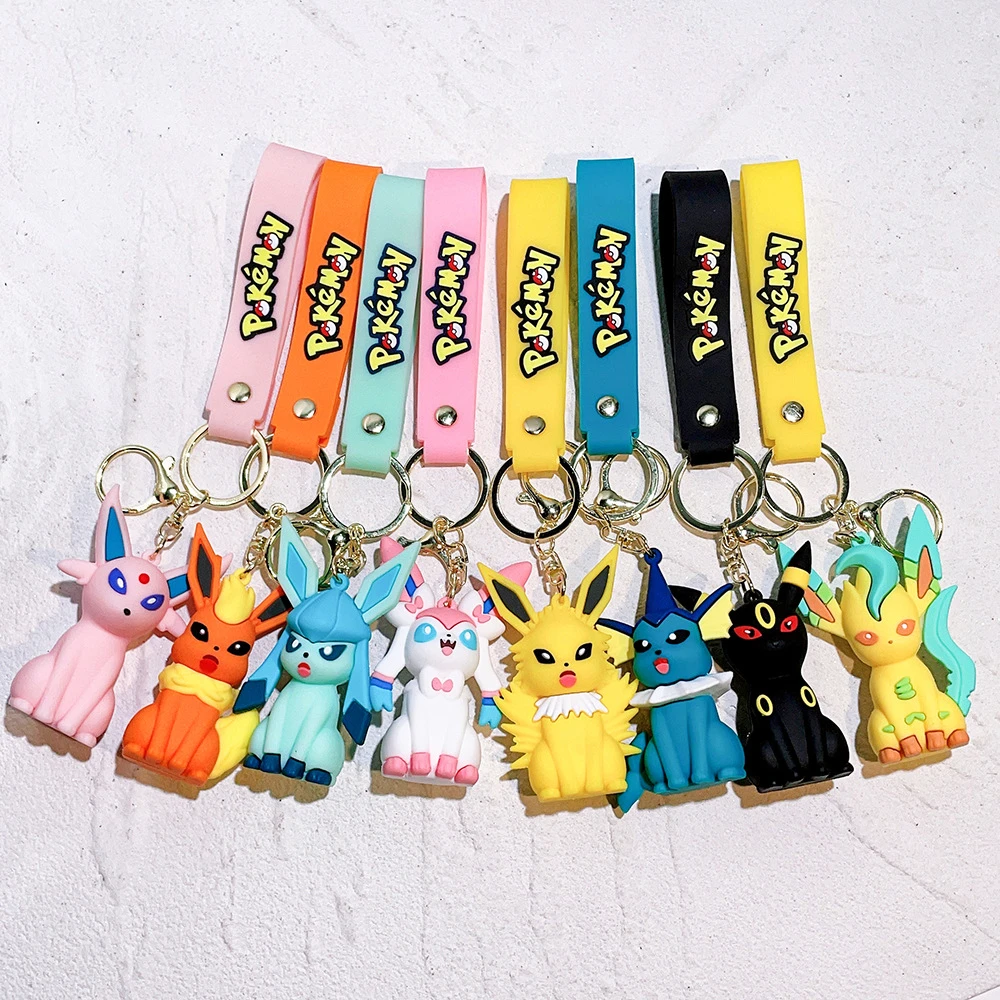 Pokemon Big Eevee Family Keychain Gift Set Complete Evolution PVC Keychain with Pokeball Clip Cute Key Ring Kids Gift
Pokemon Big Eevee Family Keychain Gift Set Complete Evolution PVC Keychain with Pokeball Clip Cute Key Ring Kids Gift