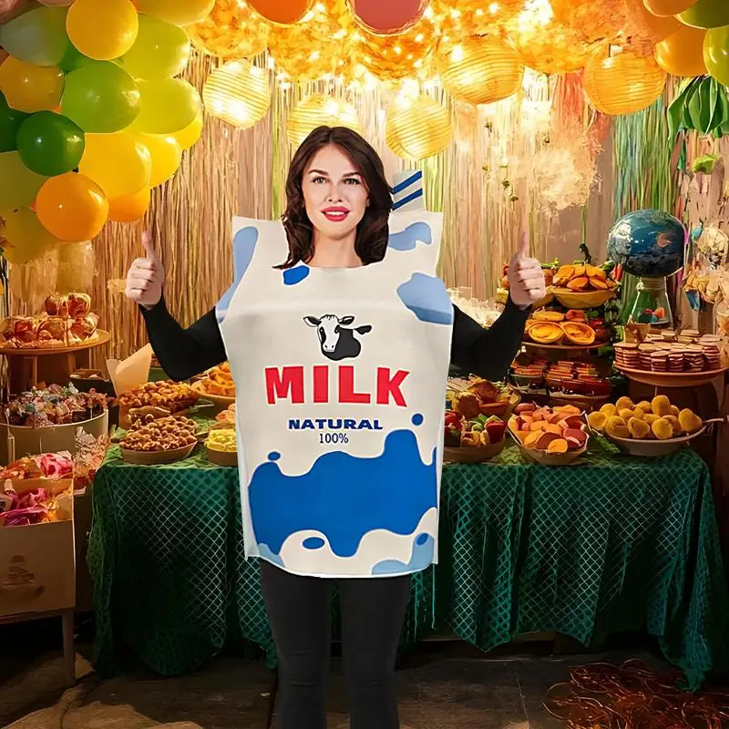 Halloween Costumes For Adults Milk Carton Dress Up Costume Creative Humorous Holiday Clothing For Women Men Stage Performances
Halloween Costumes For Adults Milk Carton Dress Up Costume Creative Humorous Holiday Clothing For Women Men Stage Performances