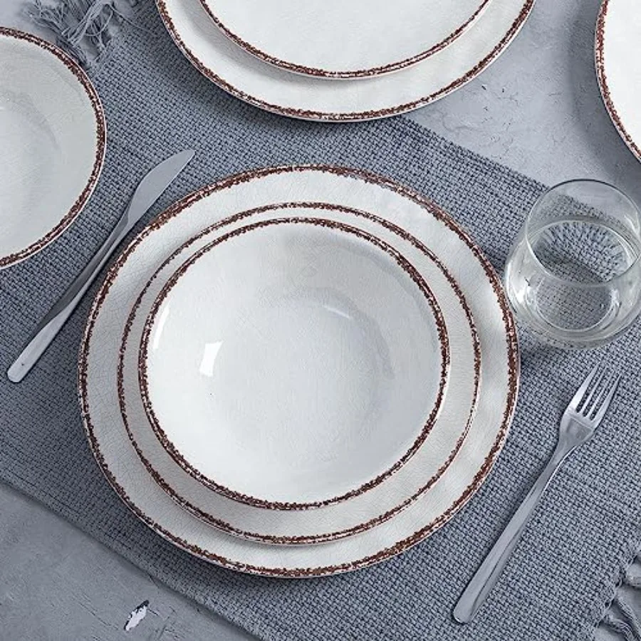 Farmhouse White Melamine Plates and Bowls Set White dishes Rustic Farmhouse Dinnerware Set Lightweight Melamine Dishes Set for
Farmhouse White Melamine Plates and Bowls Set White dishes Rustic Farmhouse Dinnerware Set Lightweight Melamine Dishes Set for