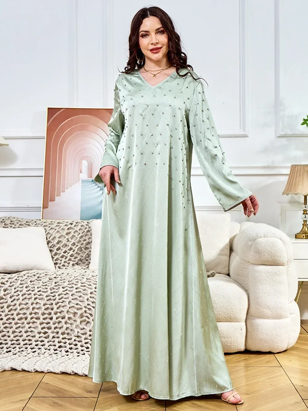 Дашики, африканское мусульманское платье, платье Абая с бисером, женское вечернее платье с длинным рукавом и бриллиантами, повседневное женское платье нерегулярной формы, Vestidos Largos
Дашики, африканское мусульманское платье, платье Абая с бисером, женское вечернее платье с длинным рукавом и бриллиантами, повседневное женское платье нерегулярной формы, Vestidos Largos