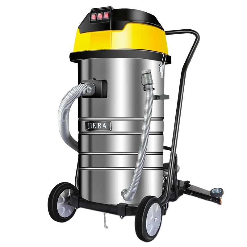 Yellow 80L Vacuum Cleaner Powerful High Power Factory Workshop Dust Decoration Commercial Water Suction Machine Three Motors
Yellow 80L Vacuum Cleaner Powerful High Power Factory Workshop Dust Decoration Commercial Water Suction Machine Three Motors