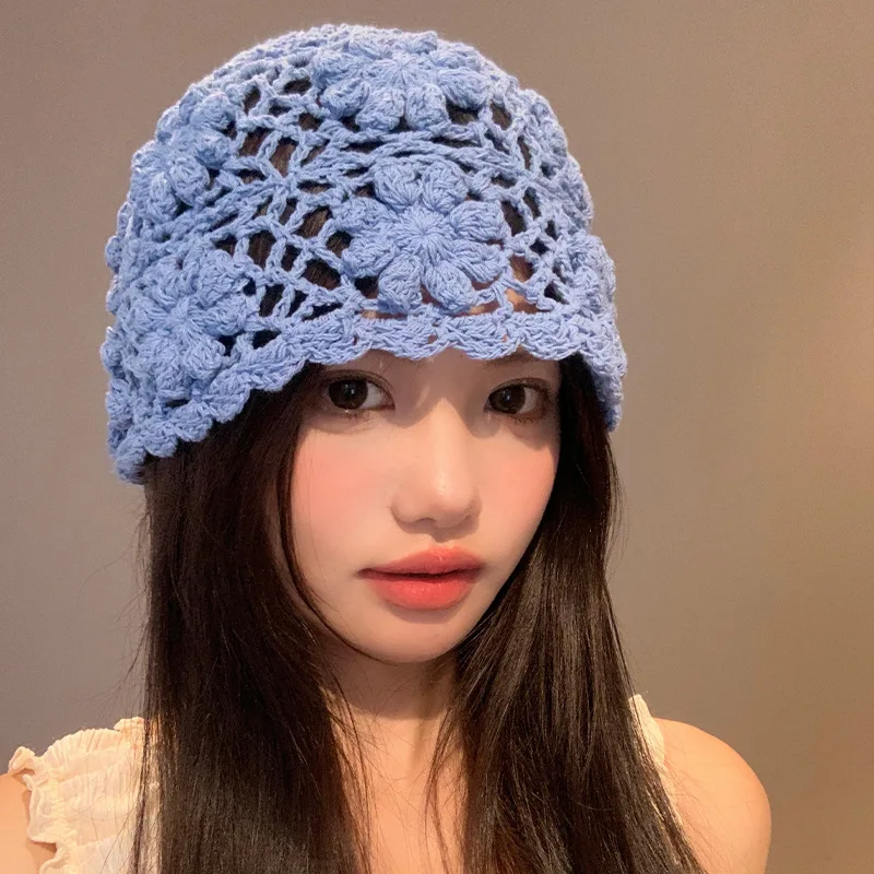 Синяя вязаная шапка ручной работы в этническом стиле, детская весенне-летняя дорожная сумка для фотографий, шапка с большой окружностью головы
Синяя вязаная шапка ручной работы в этническом стиле, детская весенне-летняя дорожная сумка для фотографий, шапка с большой окружностью головы