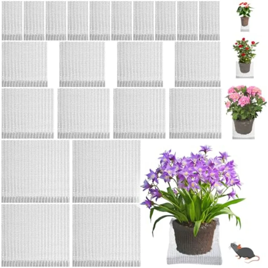 22 Pcs Root Guard Gopher Stainless Wire Steel Baskets, 1, 5, 10, 15 Gallon Gophers Mesh Baskets Plant Root Protection Cage for
22 Pcs Root Guard Gopher Stainless Wire Steel Baskets, 1, 5, 10, 15 Gallon Gophers Mesh Baskets Plant Root Protection Cage for