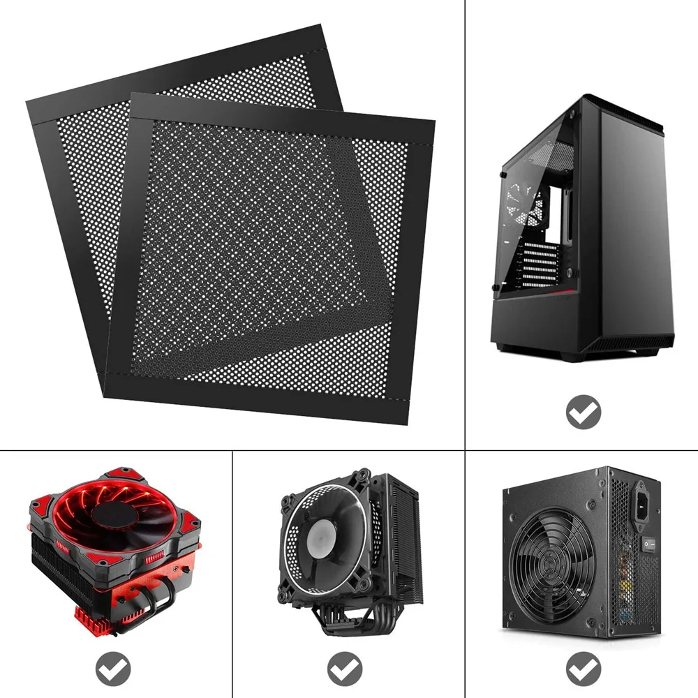 PVC Nylon PC Fan Dust Filter Magnetic Frame Computer Fan Grills Black Dust Mesh PC Cooler Filter Screen Dustproof Case Covers
PVC Nylon PC Fan Dust Filter Magnetic Frame Computer Fan Grills Black Dust Mesh PC Cooler Filter Screen Dustproof Case Covers