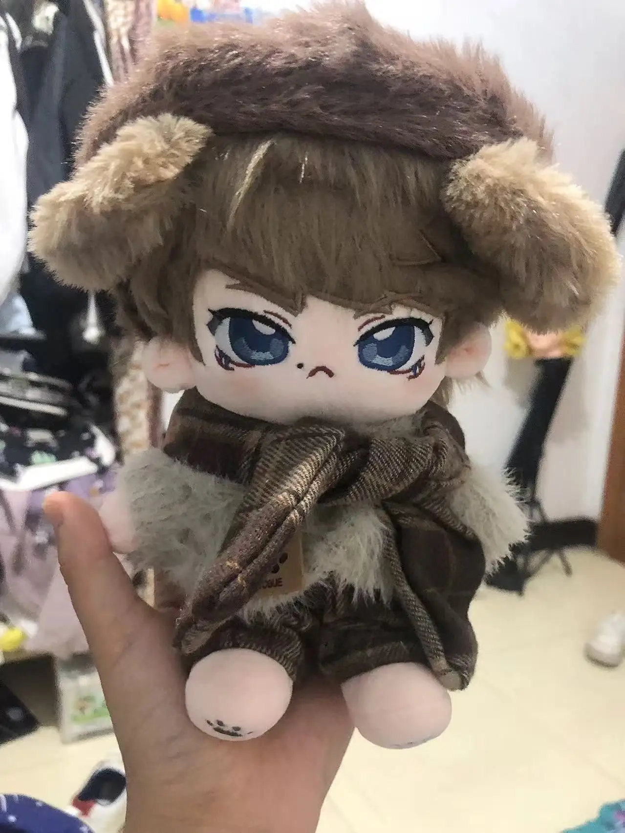 Мягкая плюшевая кукла в маске аниме 20 см, банджо Рюкга, мультяшная плюшевая игрушка COS, наряд для детей и взрослых, коллекционные хлопковые подарки 
Мягкая плюшевая кукла в маске аниме 20 см, банджо Рюкга, мультяшная плюшевая игрушка COS, наряд для детей и взрослых, коллекционные хлопковые подарки