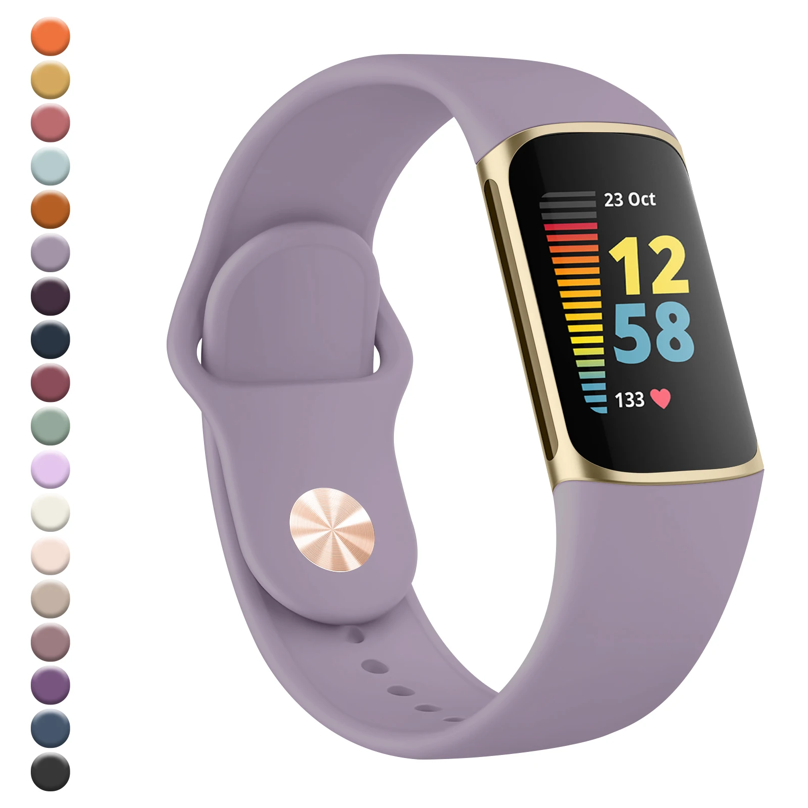 Ремешок силиконовый для Fitbit Charge 6 5, сменный спортивный браслет для смарт-часов
Ремешок силиконовый для Fitbit Charge 6 5, сменный спортивный браслет для смарт-часов