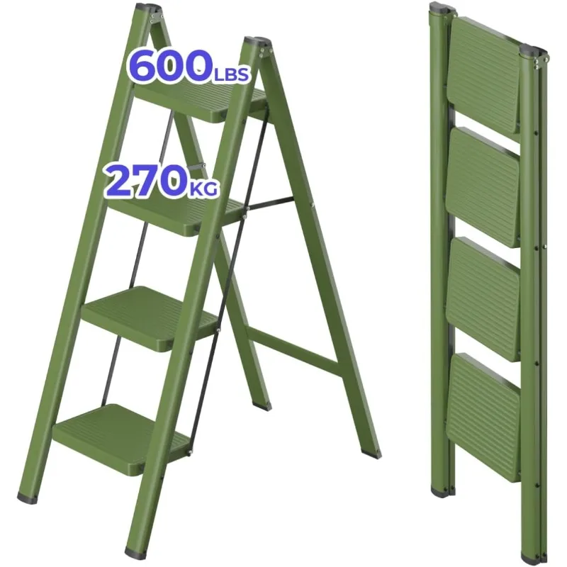 4Step Ladder,Lightweight Folding Step Stool with Anti-Slip Pedal,600 lbs Portable Ladder for Adults,Multi Purpose Folding Ladder
4Step Ladder,Lightweight Folding Step Stool with Anti-Slip Pedal,600 lbs Portable Ladder for Adults,Multi Purpose Folding Ladder