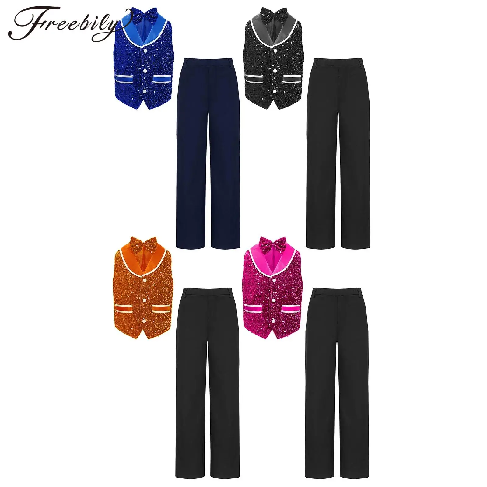 Детский костюм для джазового танца для мальчиков, комплекты со сверкающими блестками, модная уличная одежда для танцев, наряды для выступлений на день рождения
Детский костюм для джазового танца для мальчиков, комплекты со сверкающими блестками, модная уличная одежда для танцев, наряды для выступлений на день рождения