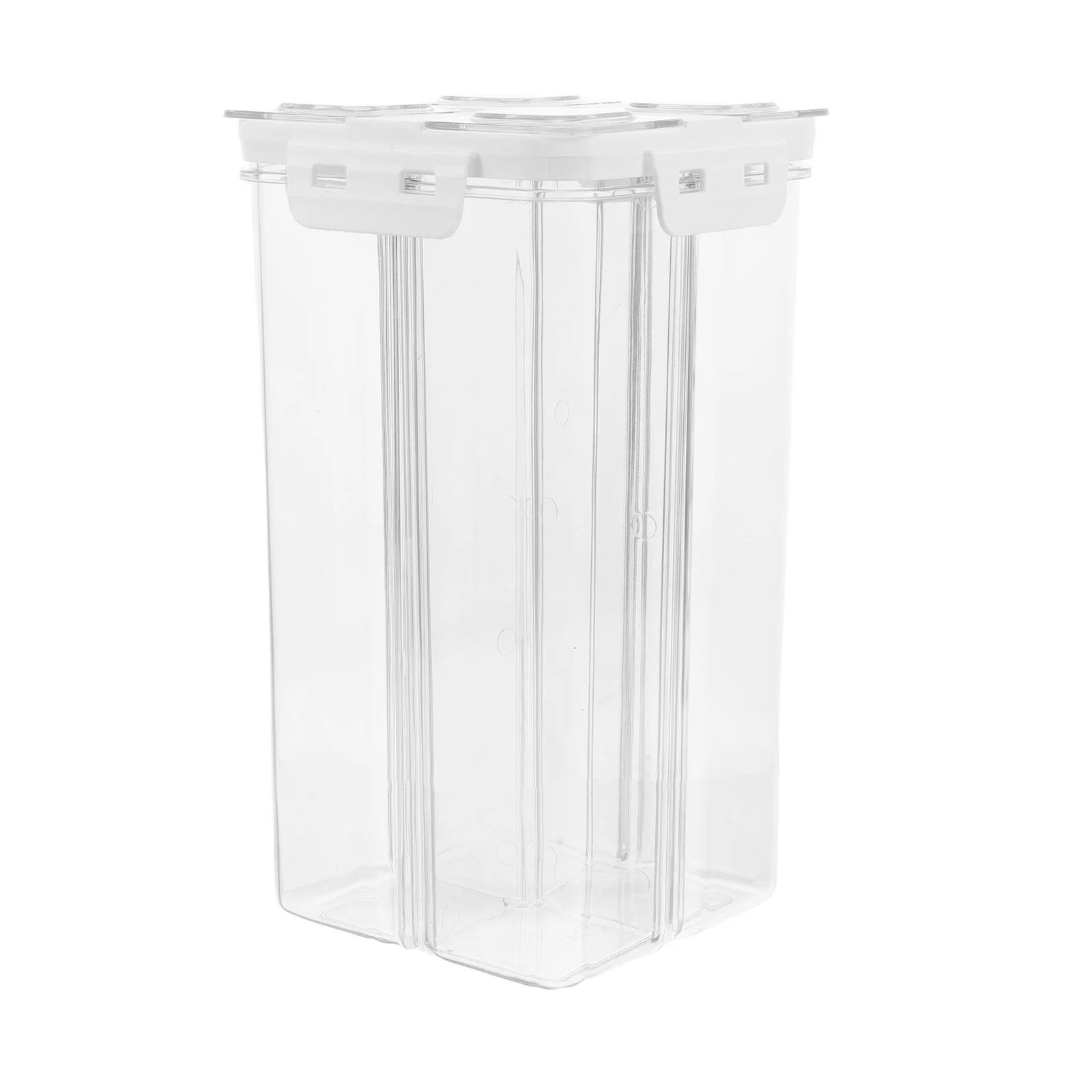 Plastic Snack Containers 4 Compartments Square Airtight Food Storage Box Pantry Organizer Cereal Storage Container
Plastic Snack Containers 4 Compartments Square Airtight Food Storage Box Pantry Organizer Cereal Storage Container