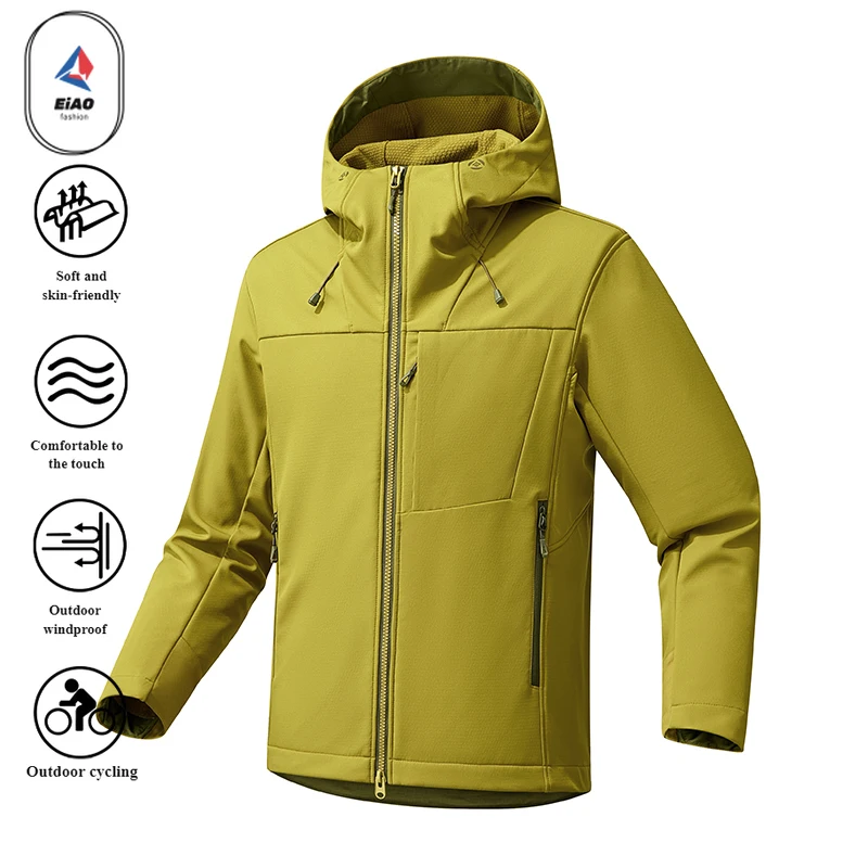 EIAO 2025 New Spring Autumn Waterproof Jacket Men Women Unisex Softshell Outdoor Hiking Camping Fishing Travel Windbreaker Tech
EIAO 2025 New Spring Autumn Waterproof Jacket Men Women Unisex Softshell Outdoor Hiking Camping Fishing Travel Windbreaker Tech