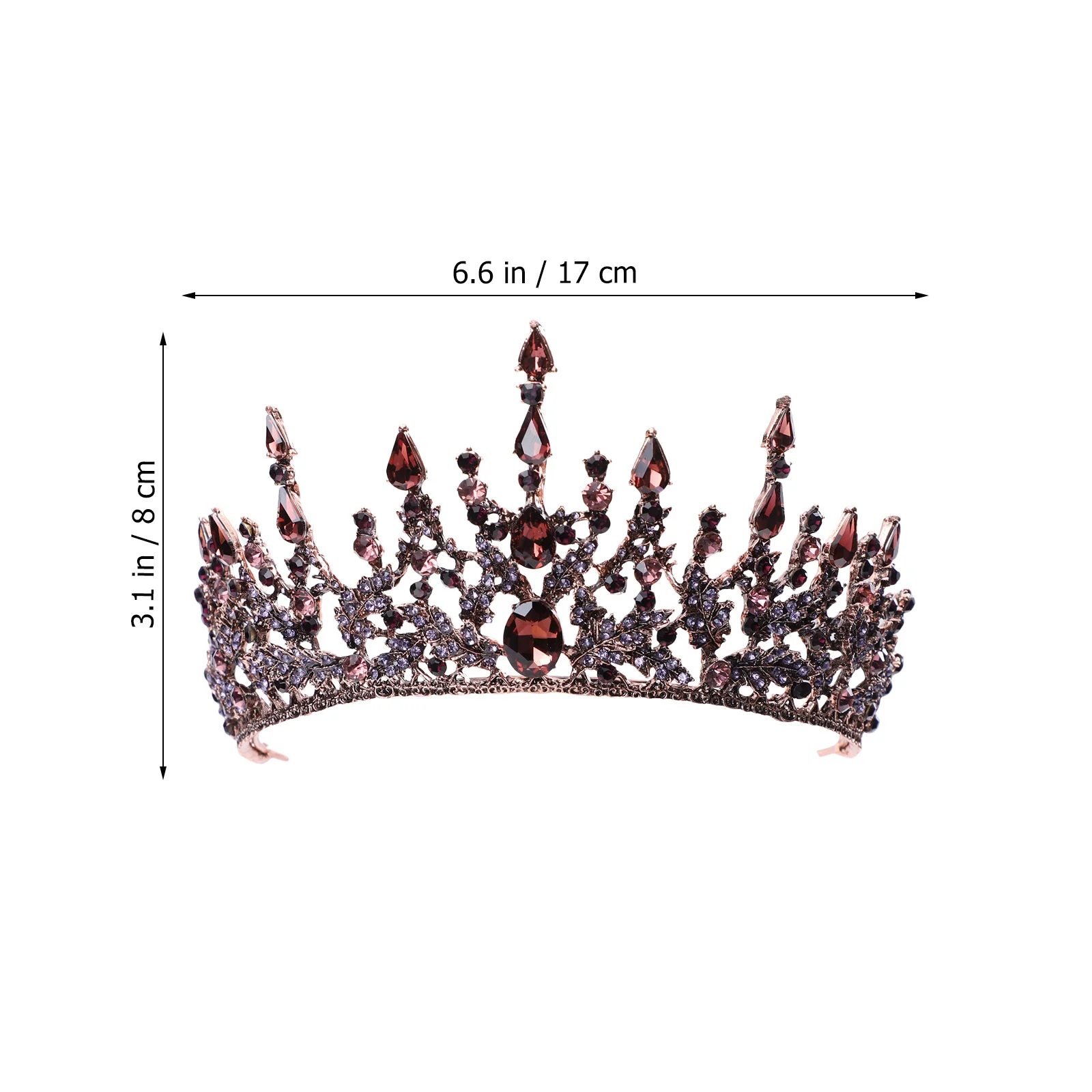 Birthday Crown Hair Accessory For Women Girls Alloy Anti-Allergic Tiara Wedding Party Prom Baroque Rhinestone Decor Hair Styling
Birthday Crown Hair Accessory For Women Girls Alloy Anti-Allergic Tiara Wedding Party Prom Baroque Rhinestone Decor Hair Styling