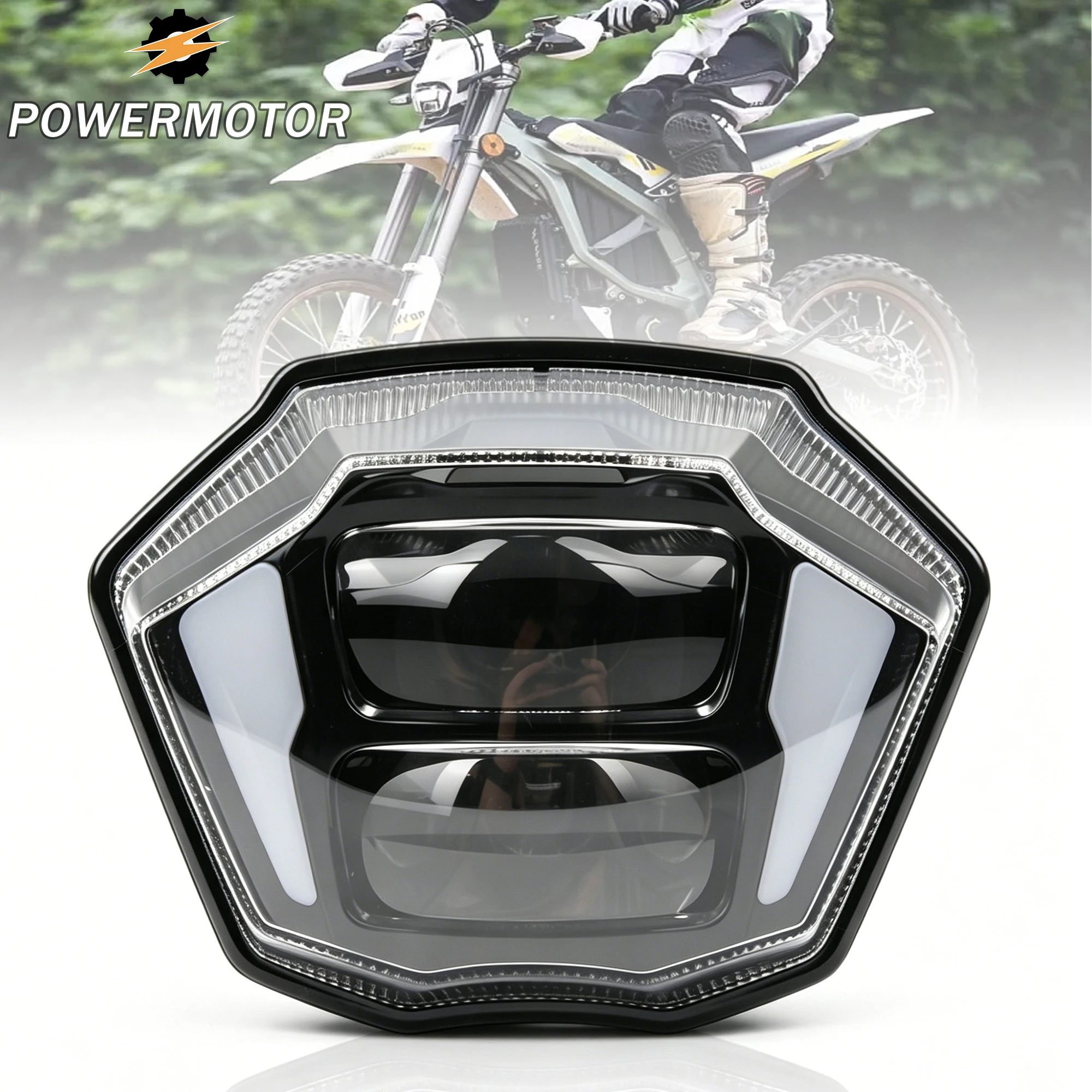 Electric Motorcycle LED Headlight Wick Parts For Sur-ron Surron Ultra Bee Motocross Enduro DirtBike E-Bike Headlamp Modified
Electric Motorcycle LED Headlight Wick Parts For Sur-ron Surron Ultra Bee Motocross Enduro DirtBike E-Bike Headlamp Modified