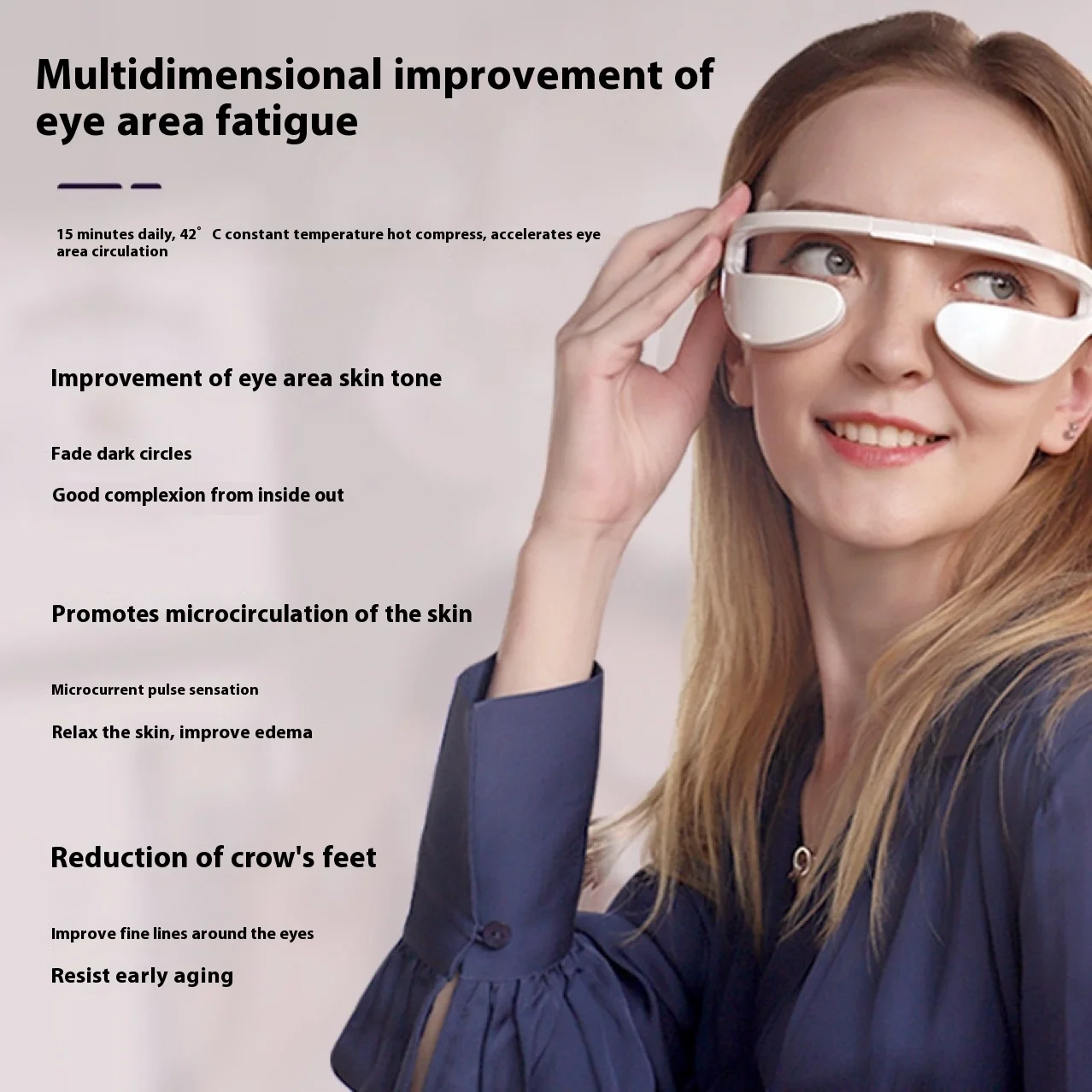 Новое поколение светодиодного красного света, инструмент для защиты глаз, инструмент для красоты глаз, постоянная температура, горячий компресс
Новое поколение светодиодного красного света, инструмент для защиты глаз, инструмент для красоты глаз, постоянная температура, горячий компресс