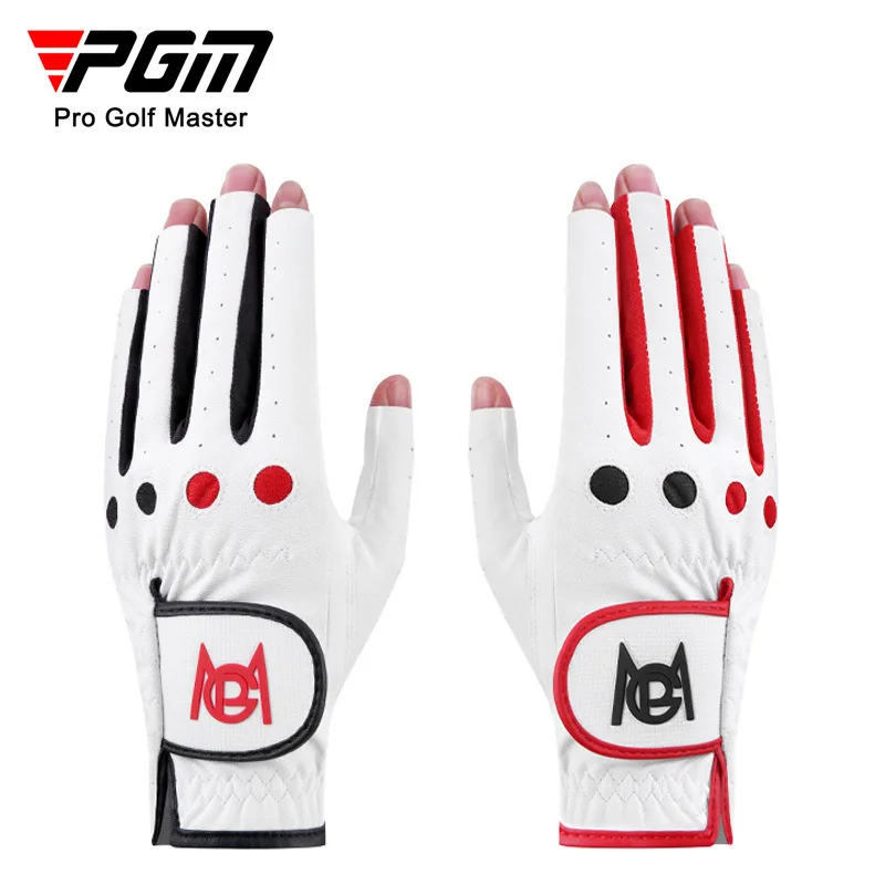 PGM New Golf Gloves Women's Colored Open Finger Breathable Gloves High Elasticity Full Pair
PGM New Golf Gloves Women's Colored Open Finger Breathable Gloves High Elasticity Full Pair