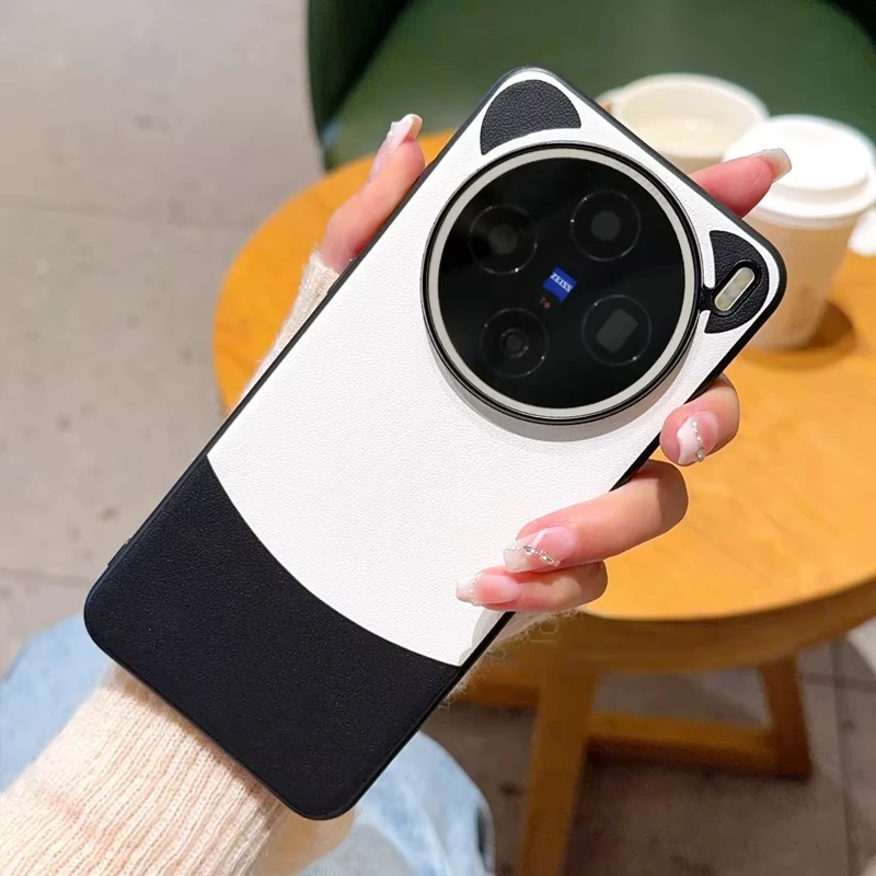 Для Vivo X200 X200S Pro Mini X100 X100S Чехол Ultra Pro Cute Panda Ear из искусственной кожи Защита камеры Прочный чехол для телефона из ТПУ Funda
Для Vivo X200 X200S Pro Mini X100 X100S Чехол Ultra Pro Cute Panda Ear из искусственной кожи Защита камеры Прочный чехол для телефона из ТПУ Funda