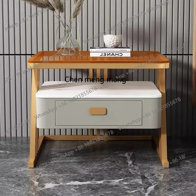 RR Modern simple bedside table, bedroom solid wood tea glass, living room storage cabinet, small side table
RR Modern simple bedside table, bedroom solid wood tea glass, living room storage cabinet, small side table