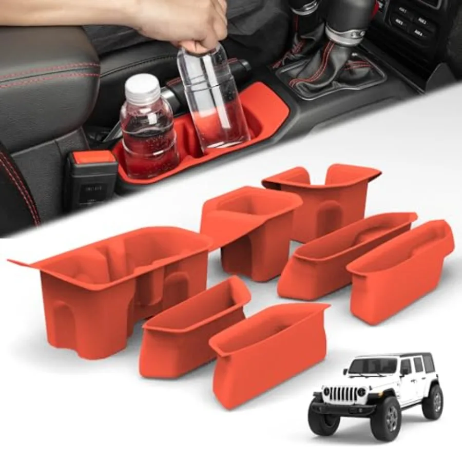 Jeep Wrangler JL Custom Silicone Liners - Full Coverage of Door Handles and Cup Holders for 2018-2026 Wrangler JL 4 Doors Not f
Jeep Wrangler JL Custom Silicone Liners - Full Coverage of Door Handles and Cup Holders for 2018-2026 Wrangler JL 4 Doors Not f